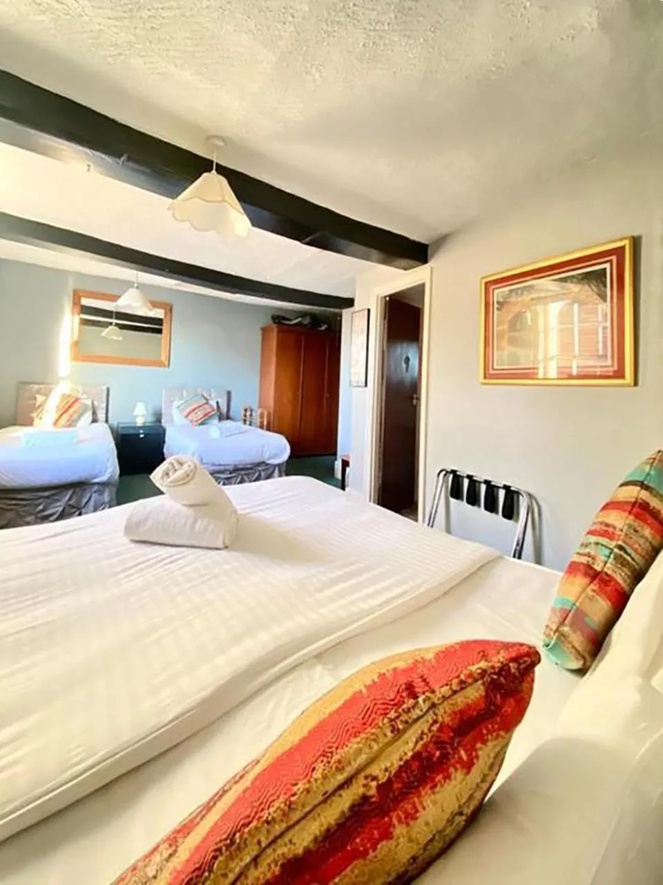 Bed in Greyfriars Lodge Canterbury