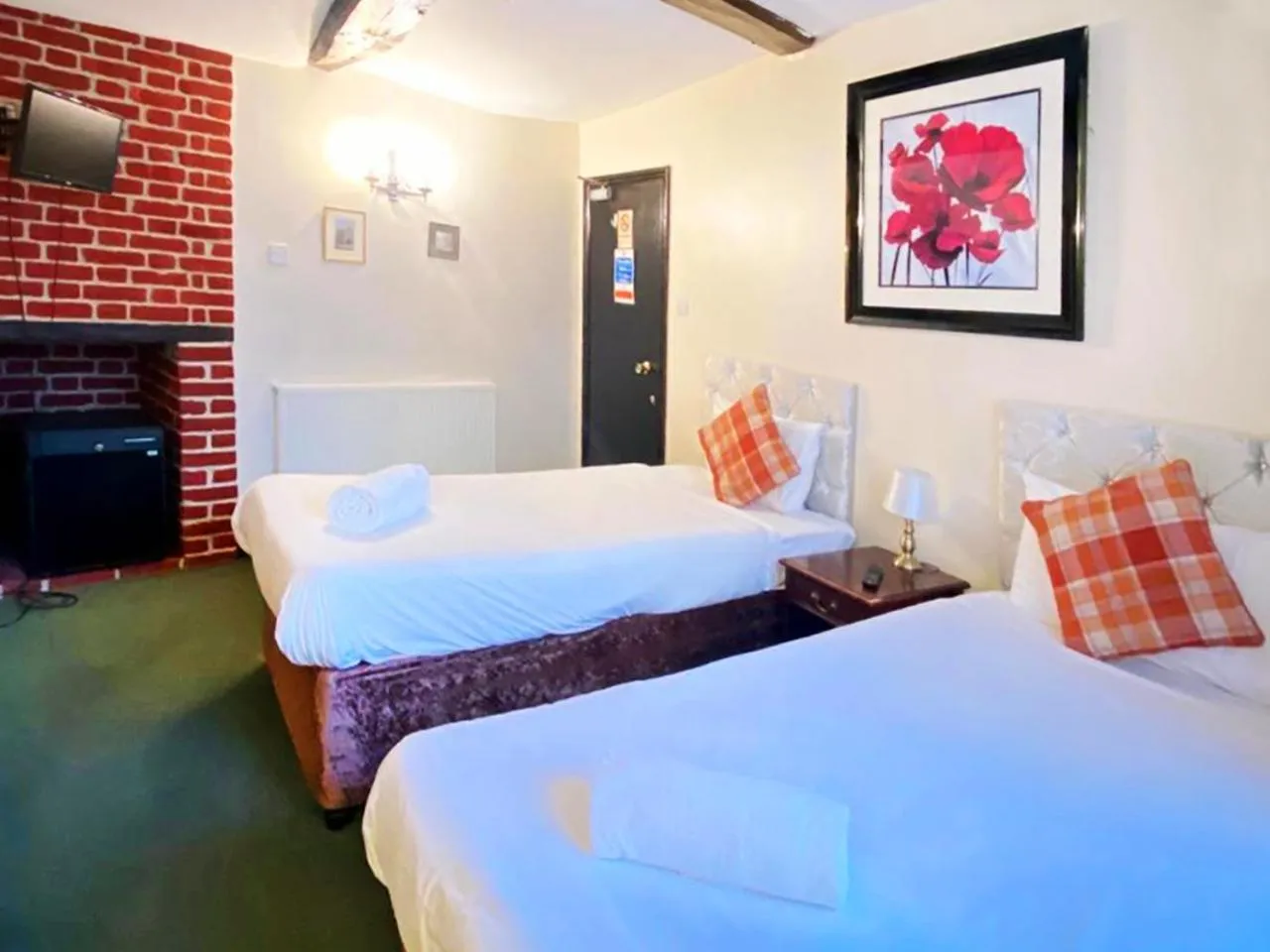 Bed in Greyfriars Lodge Canterbury