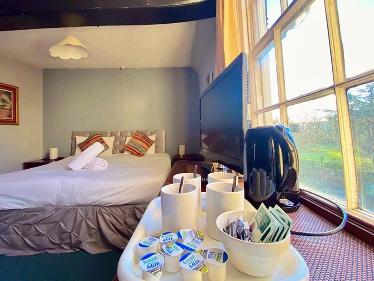 Bed in Greyfriars Lodge Canterbury