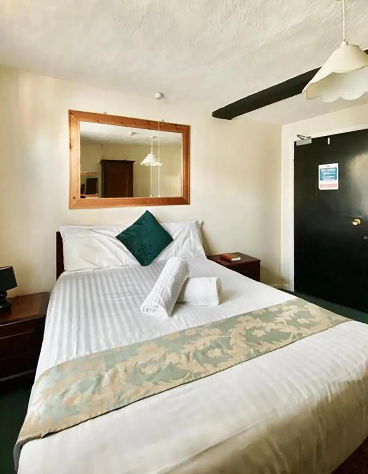 Bed in Greyfriars Lodge Canterbury