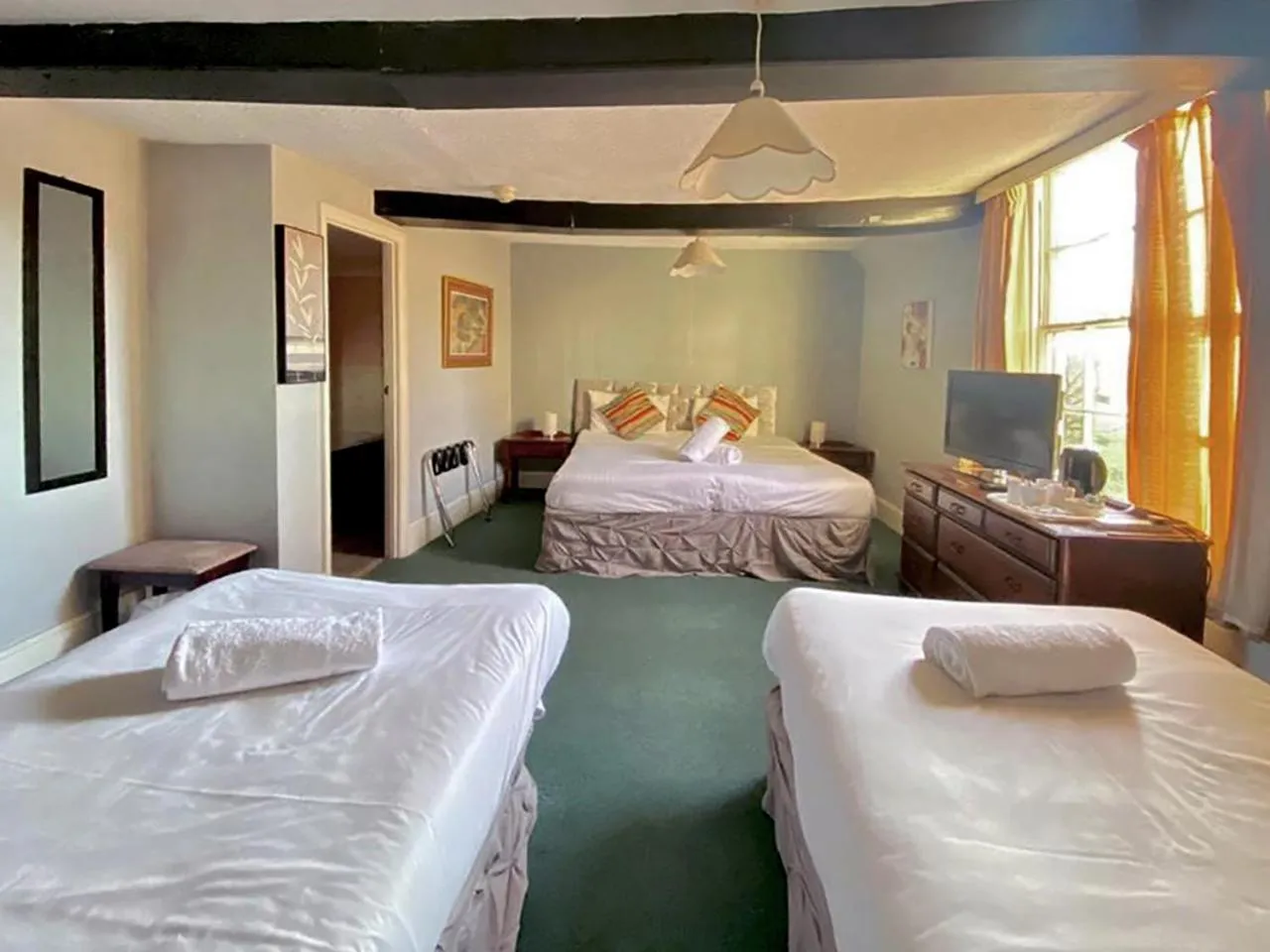 Bed in Greyfriars Lodge Canterbury