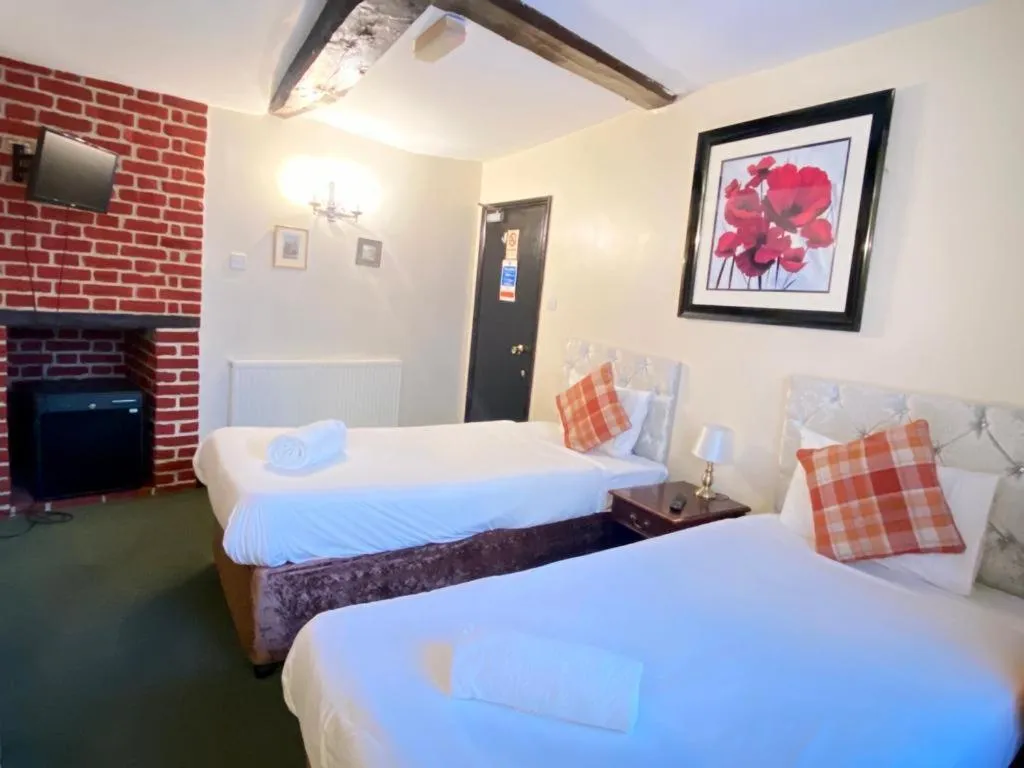 Bed in Greyfriars Lodge Canterbury