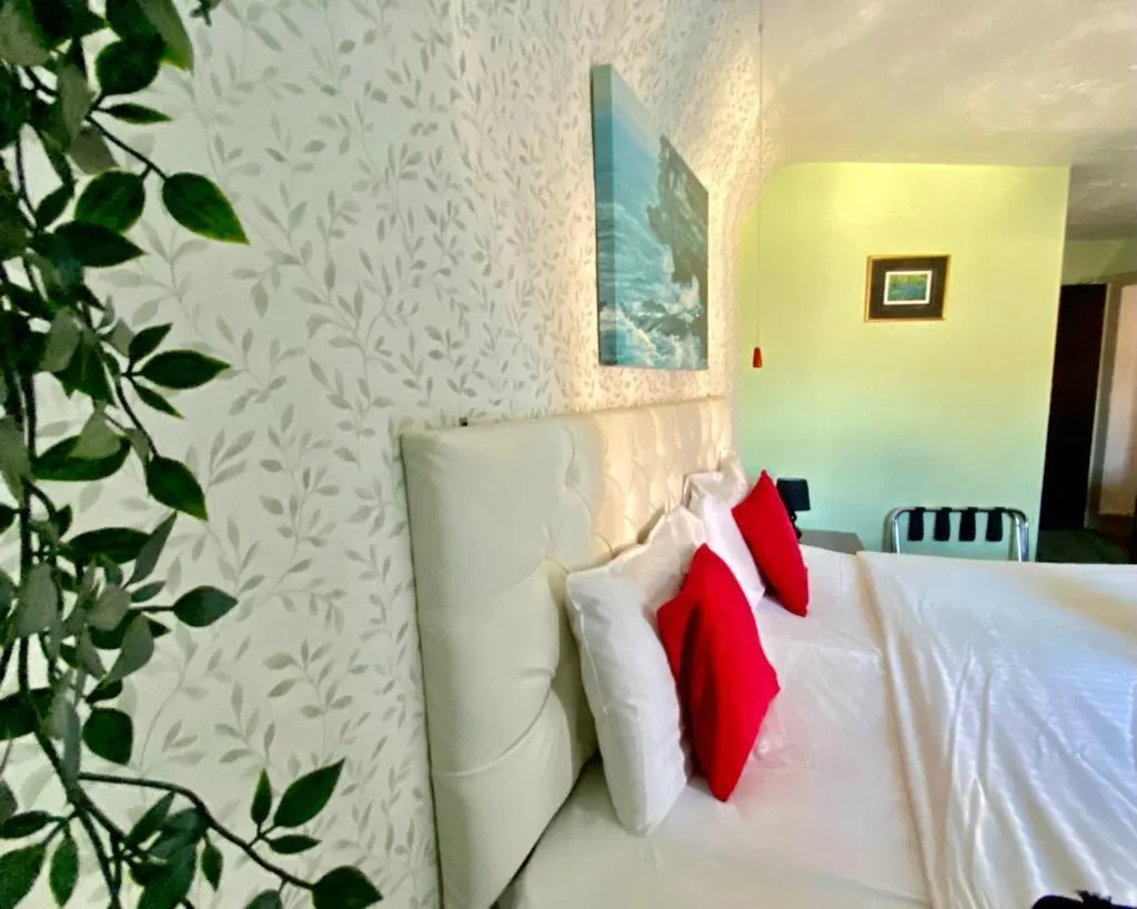 Bed in Greyfriars Lodge Canterbury