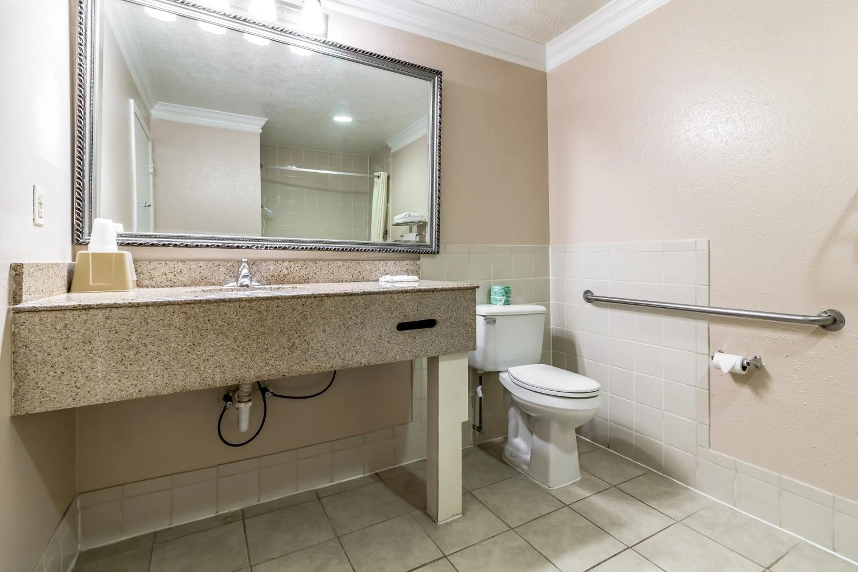 Toilet in Motel 6-Alvin, TX