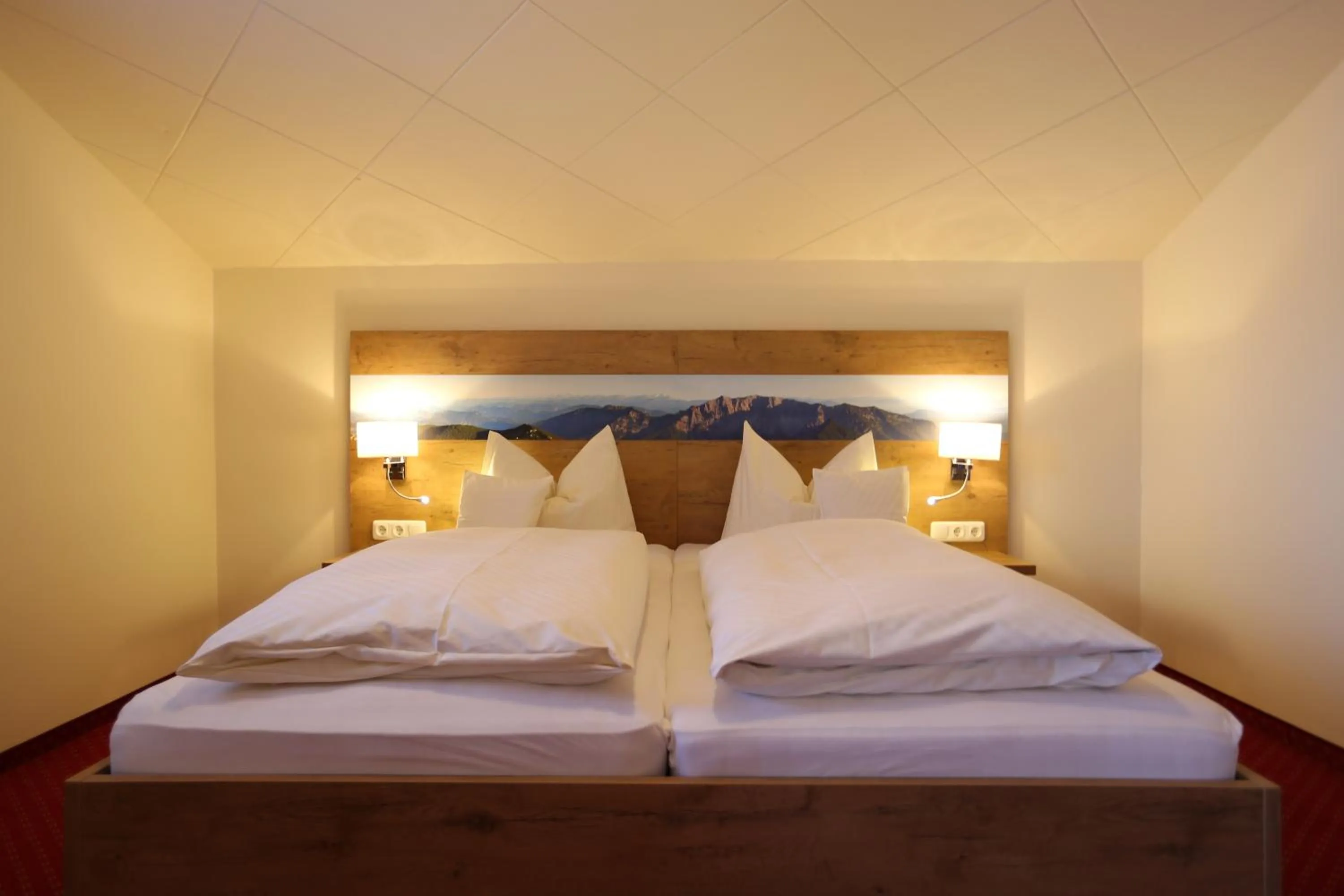 Bed in Gästehaus Heimgarten