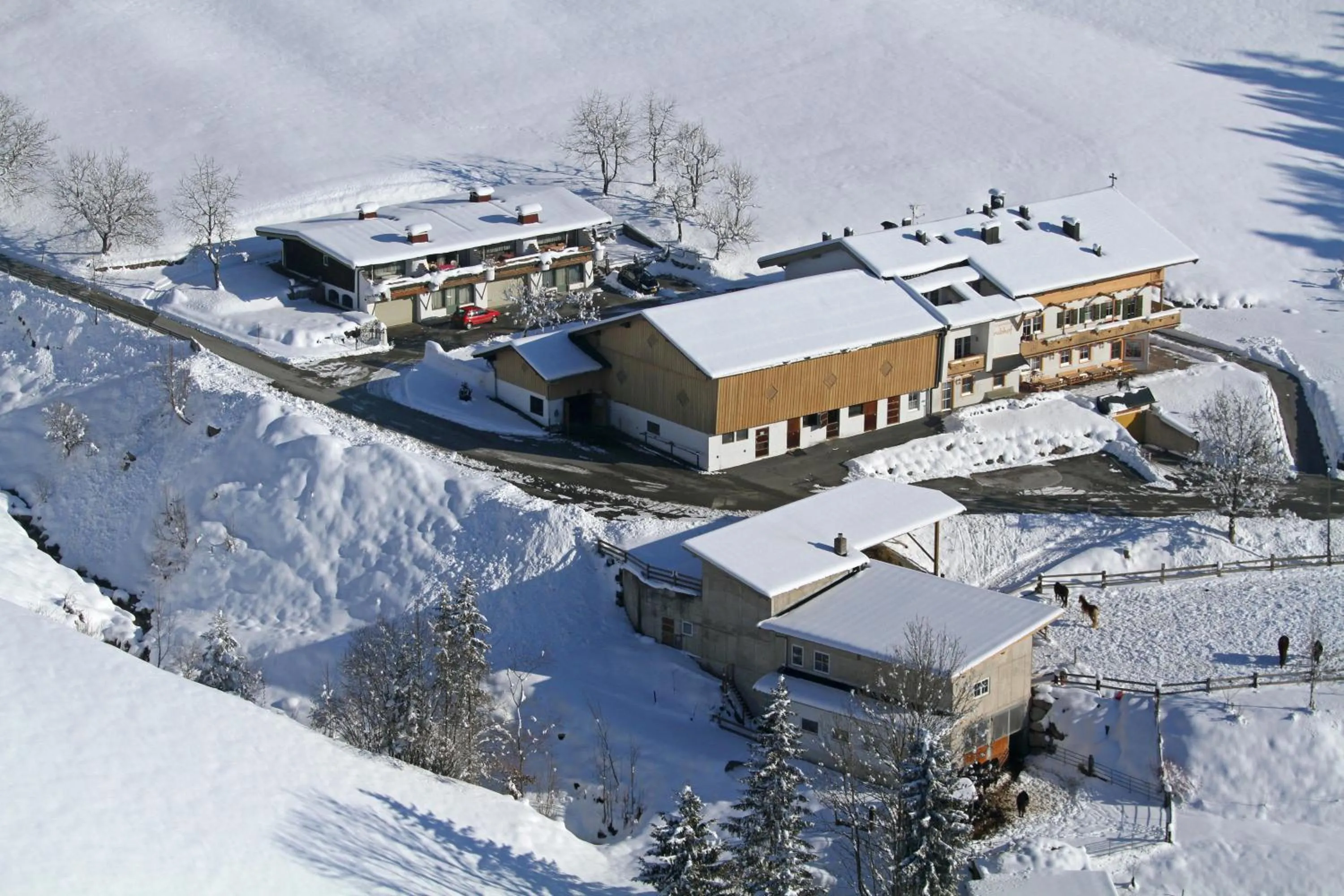 Winter in Grubhof Appartements