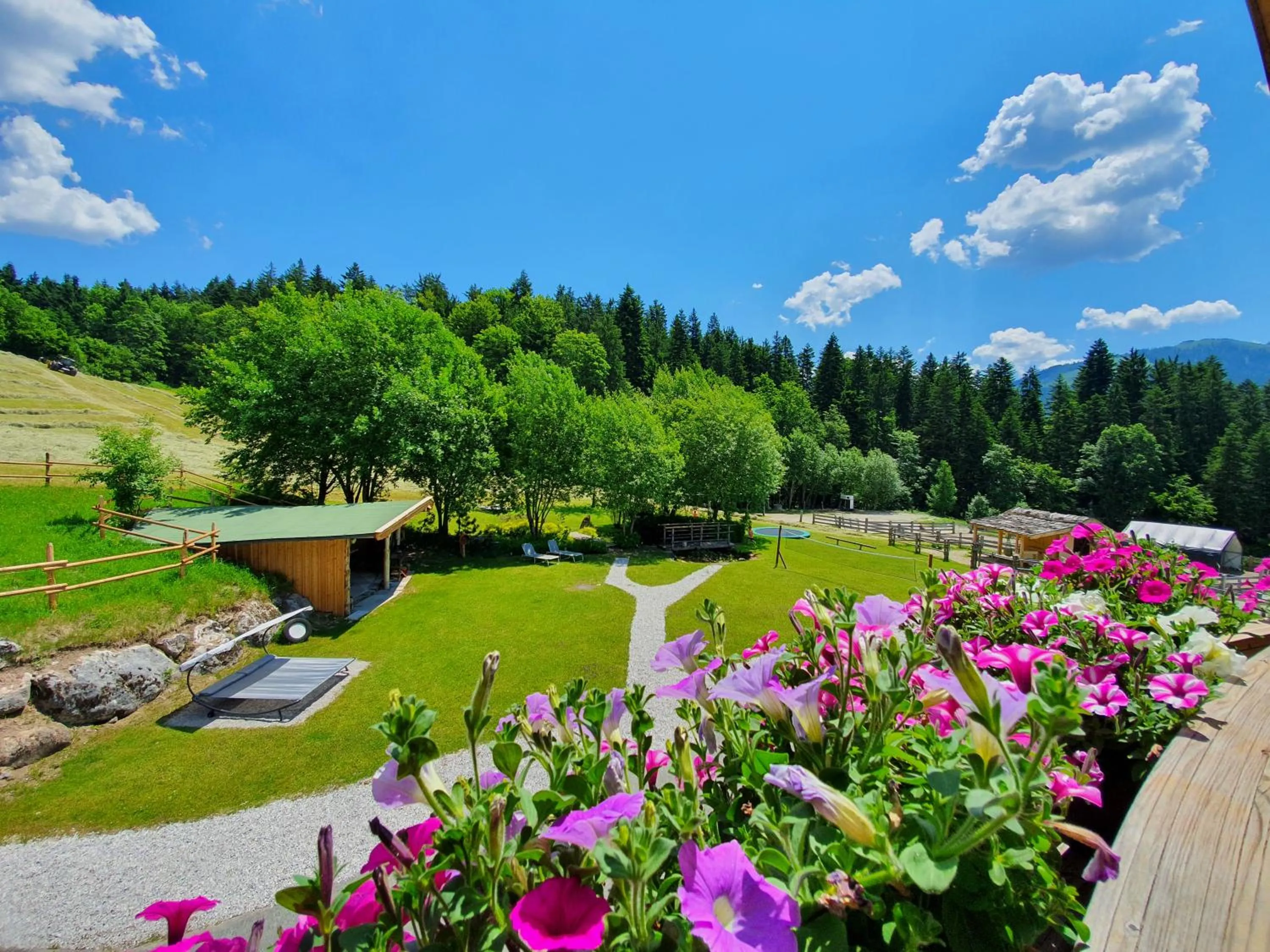 Garden in Grubhof Appartements