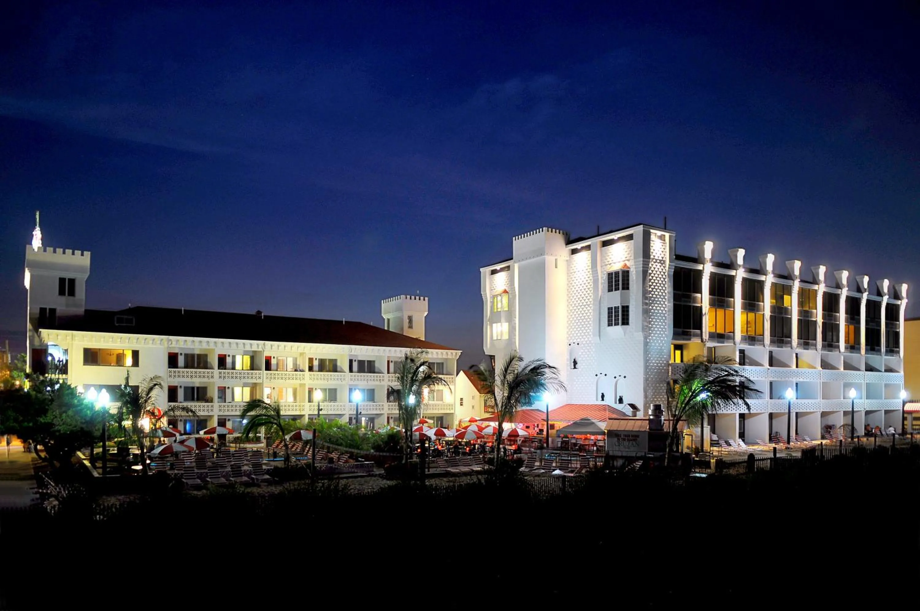 Bird's eye view in Castle in the Sand