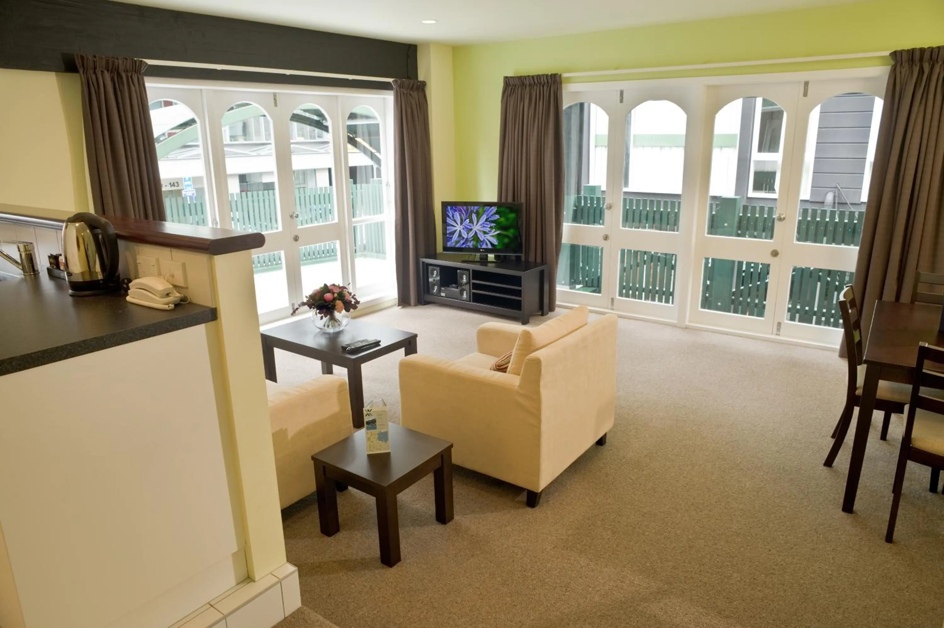 Living room in Willis Village