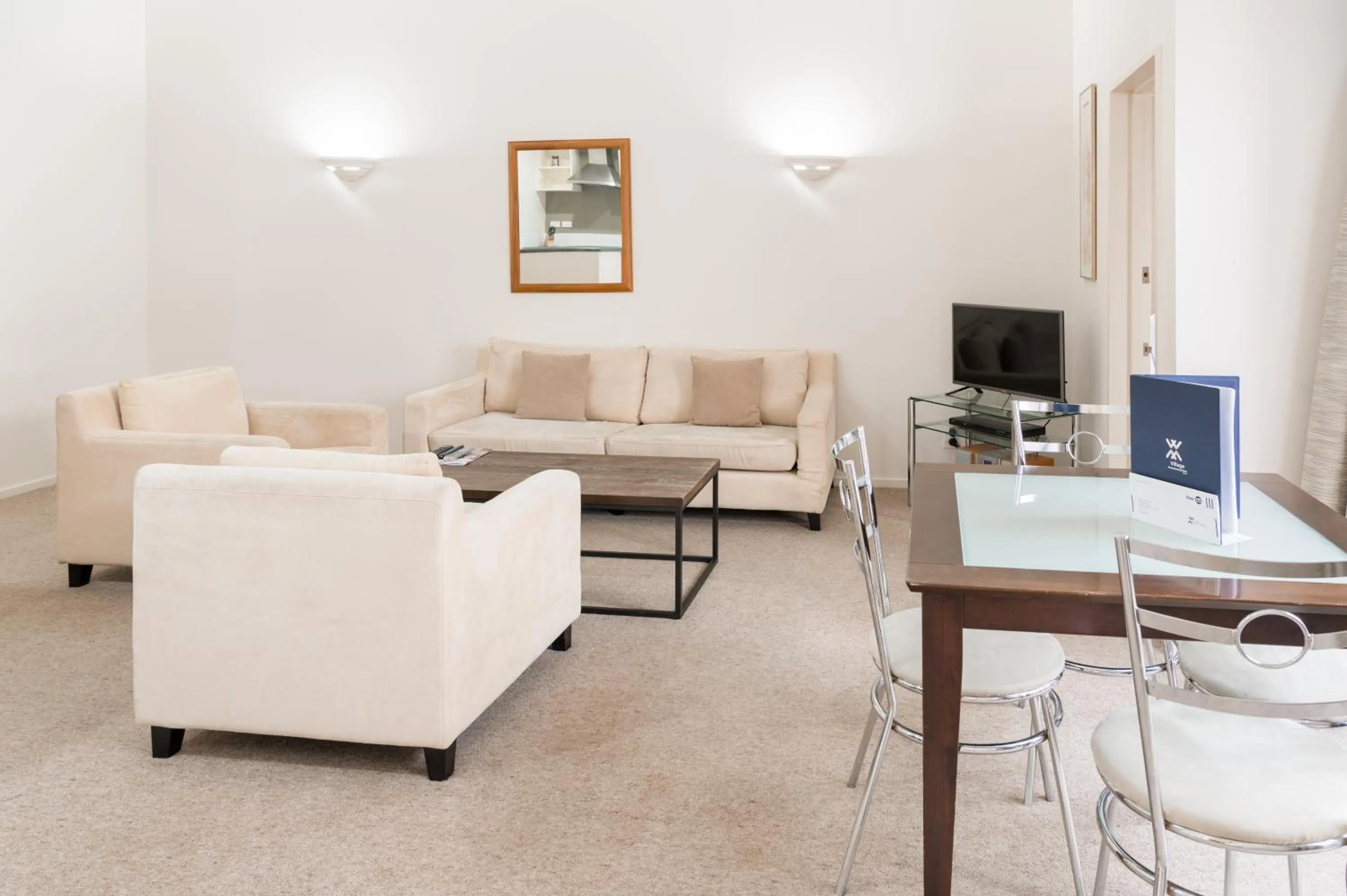 Living room in Courtenay Village