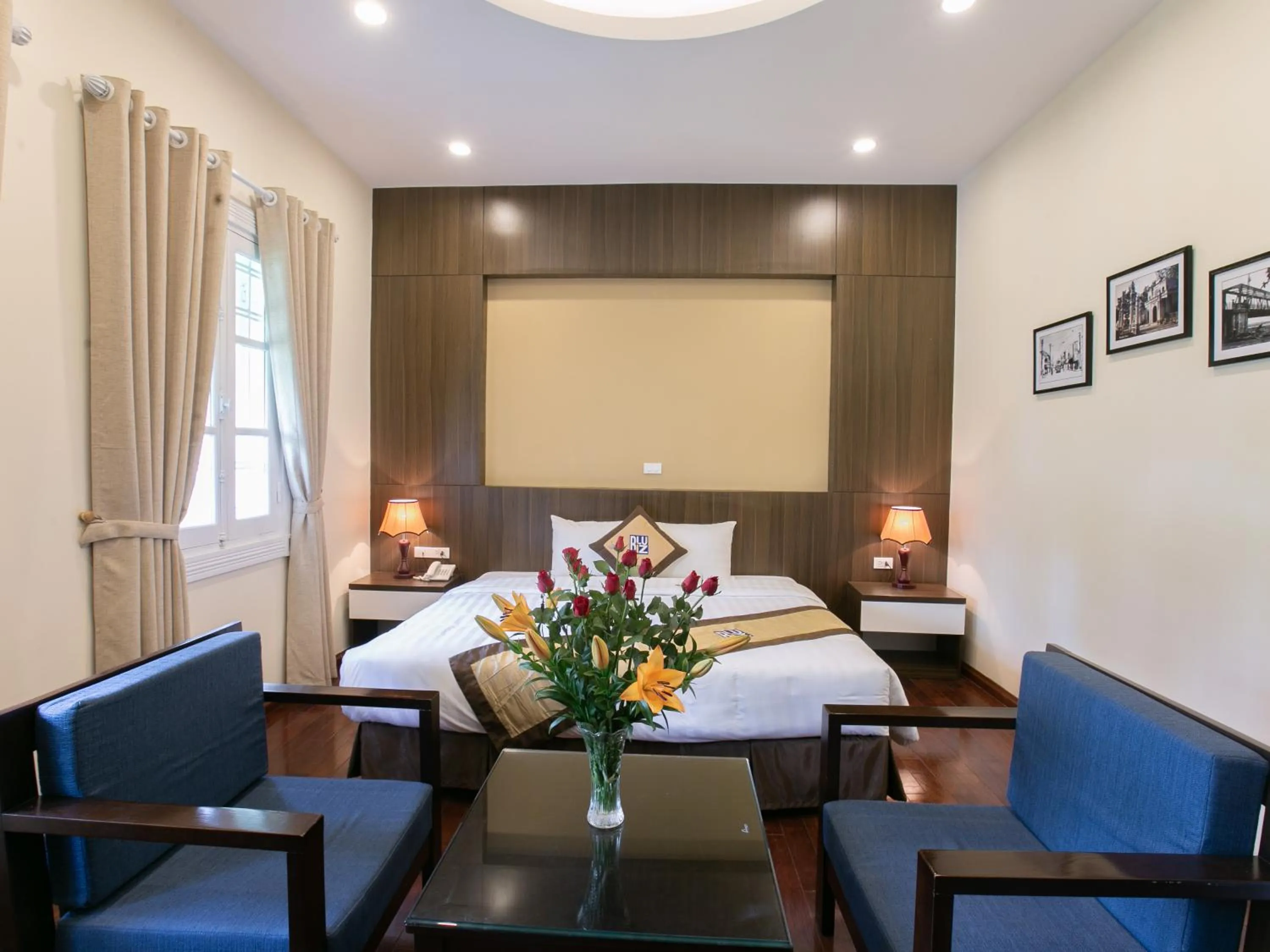 Bed in Blubiz Hotel My Dinh Song Da