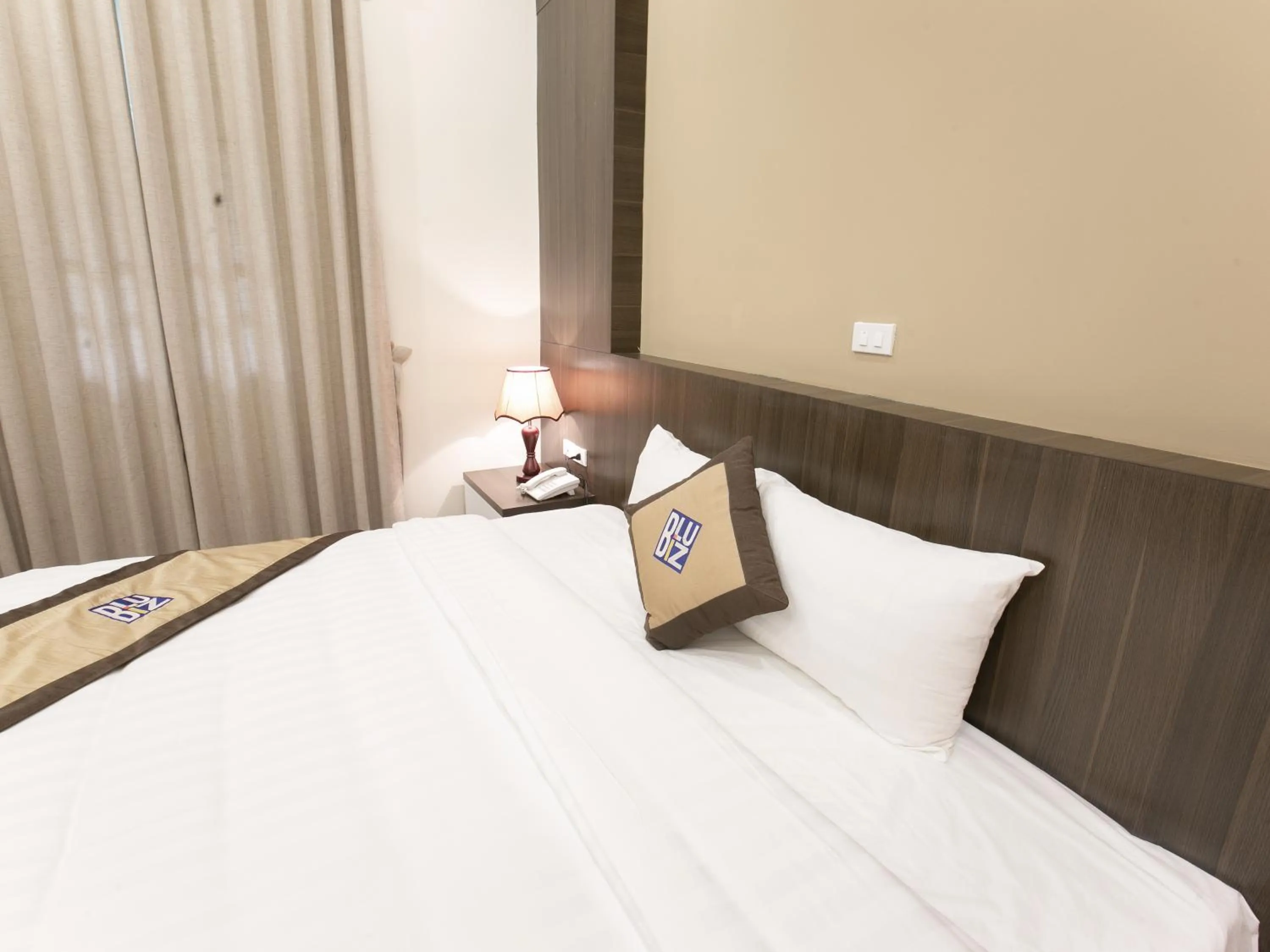 Bed in Blubiz Hotel My Dinh Song Da