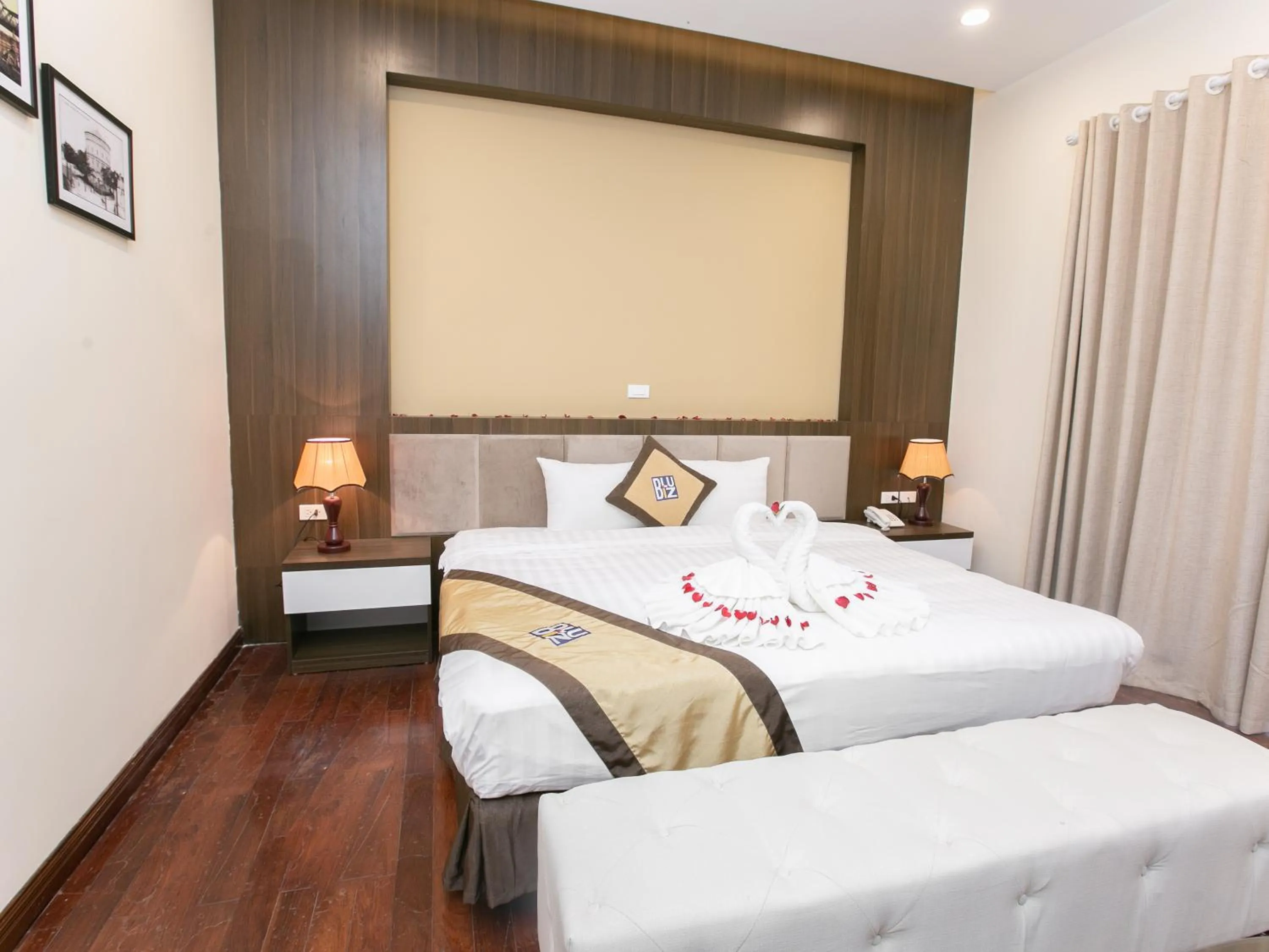 Bed in Blubiz Hotel My Dinh Song Da