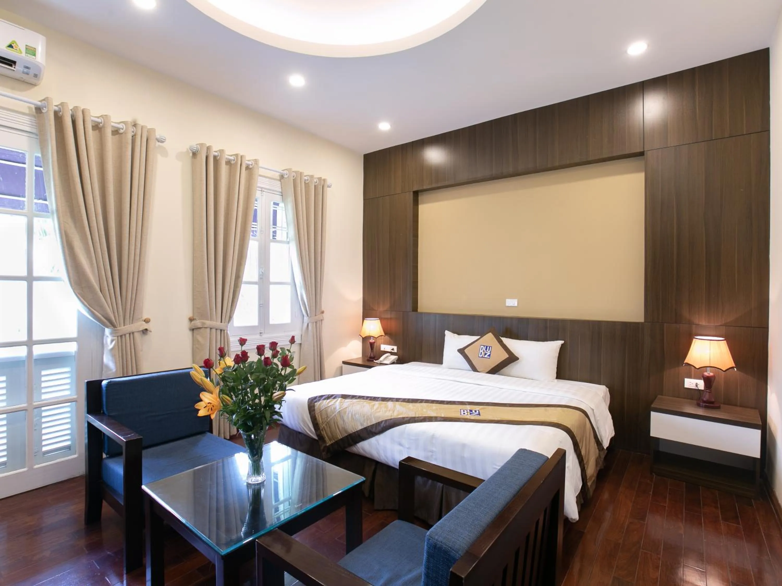 Bed in Blubiz Hotel My Dinh Song Da