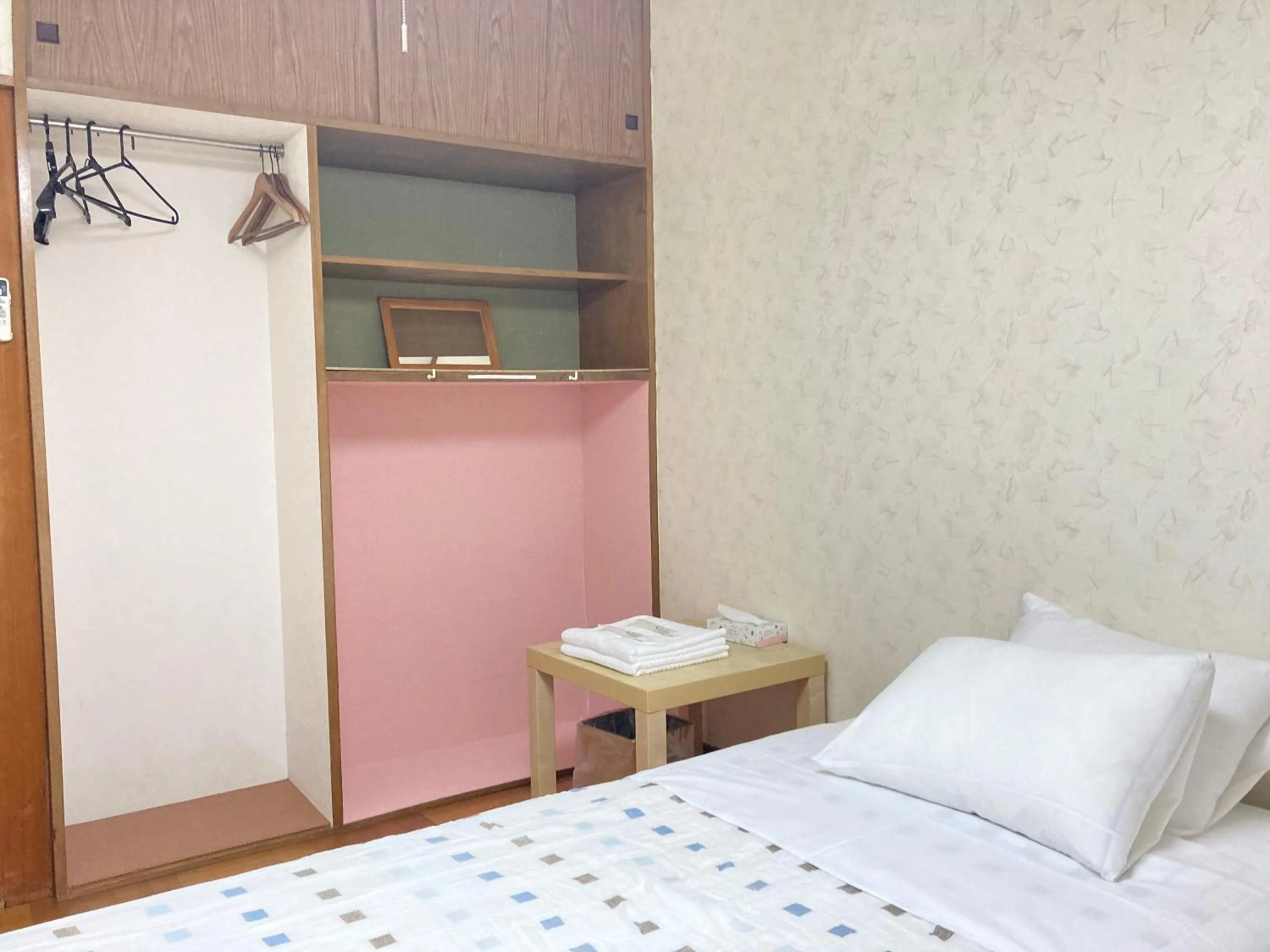 towels, Bed in Guesthouse Namaste