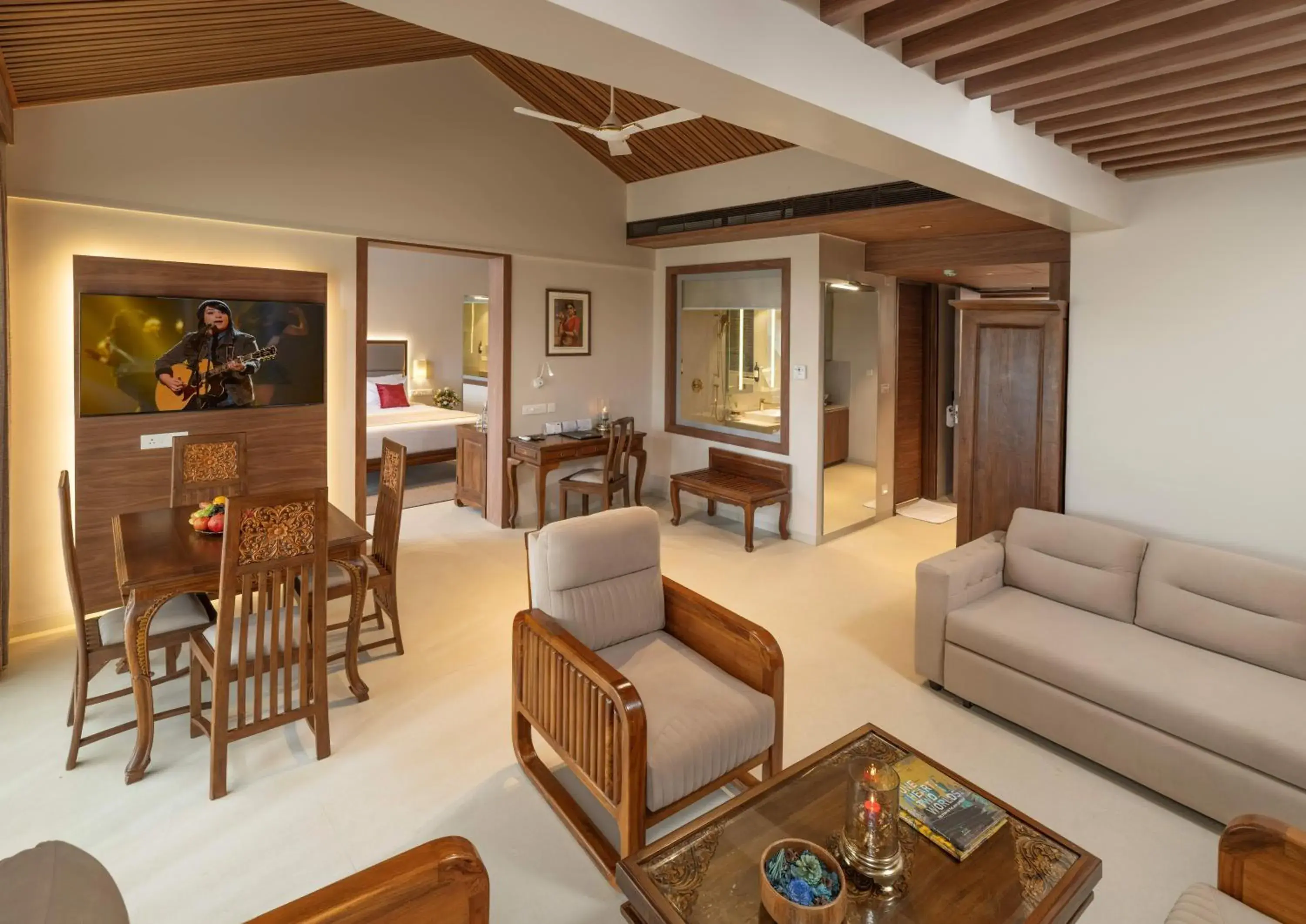 Bedroom in Uday Suites - The Airport Hotel Bedroom in Uday Suites - The Airport Hotel