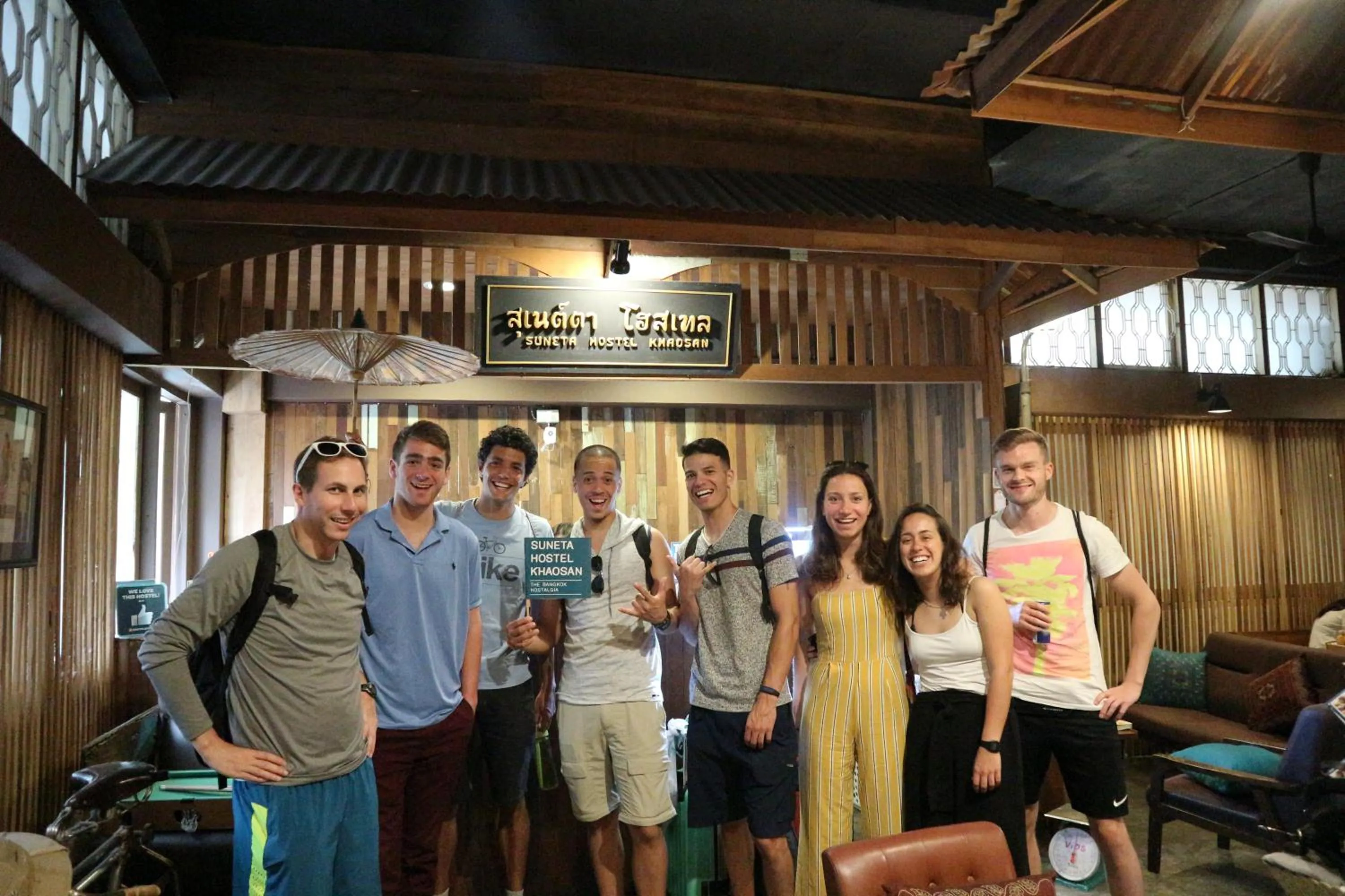 Staff in Suneta Hostel Khaosan