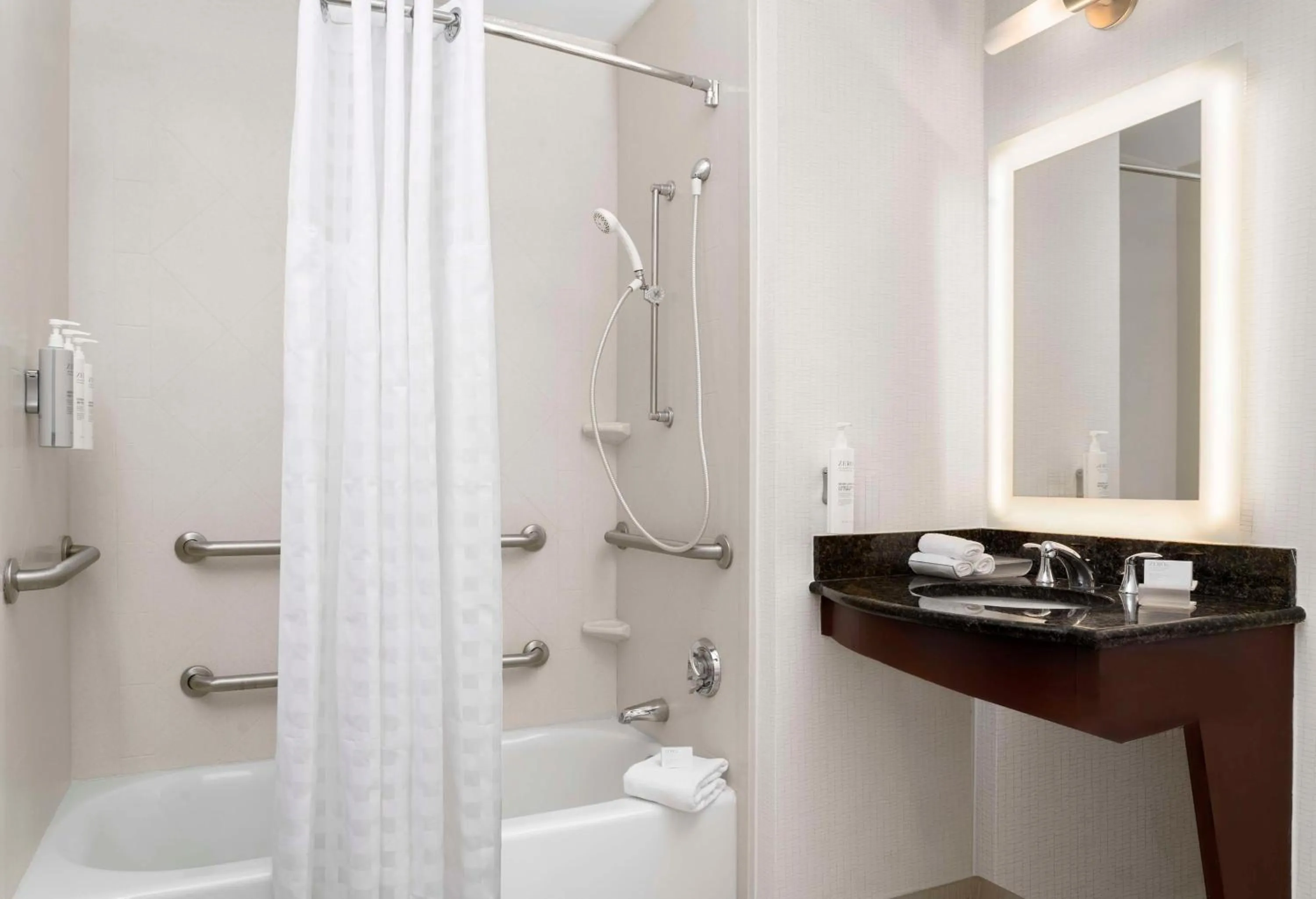 Bathroom in Homewood Suites by Hilton Boston Cambridge-Arlington, MA