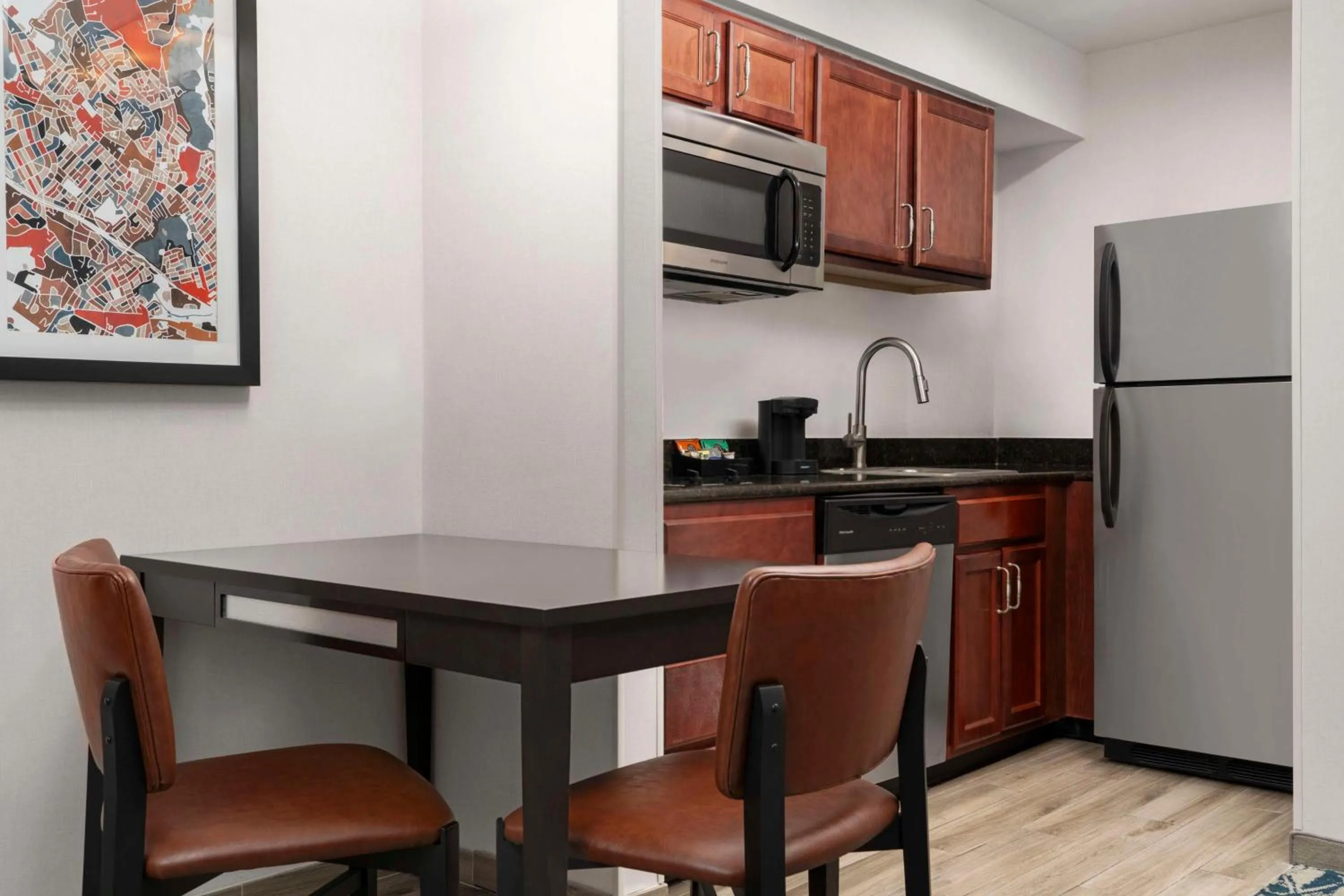 Kitchen or kitchenette in Homewood Suites by Hilton Boston Cambridge-Arlington, MA