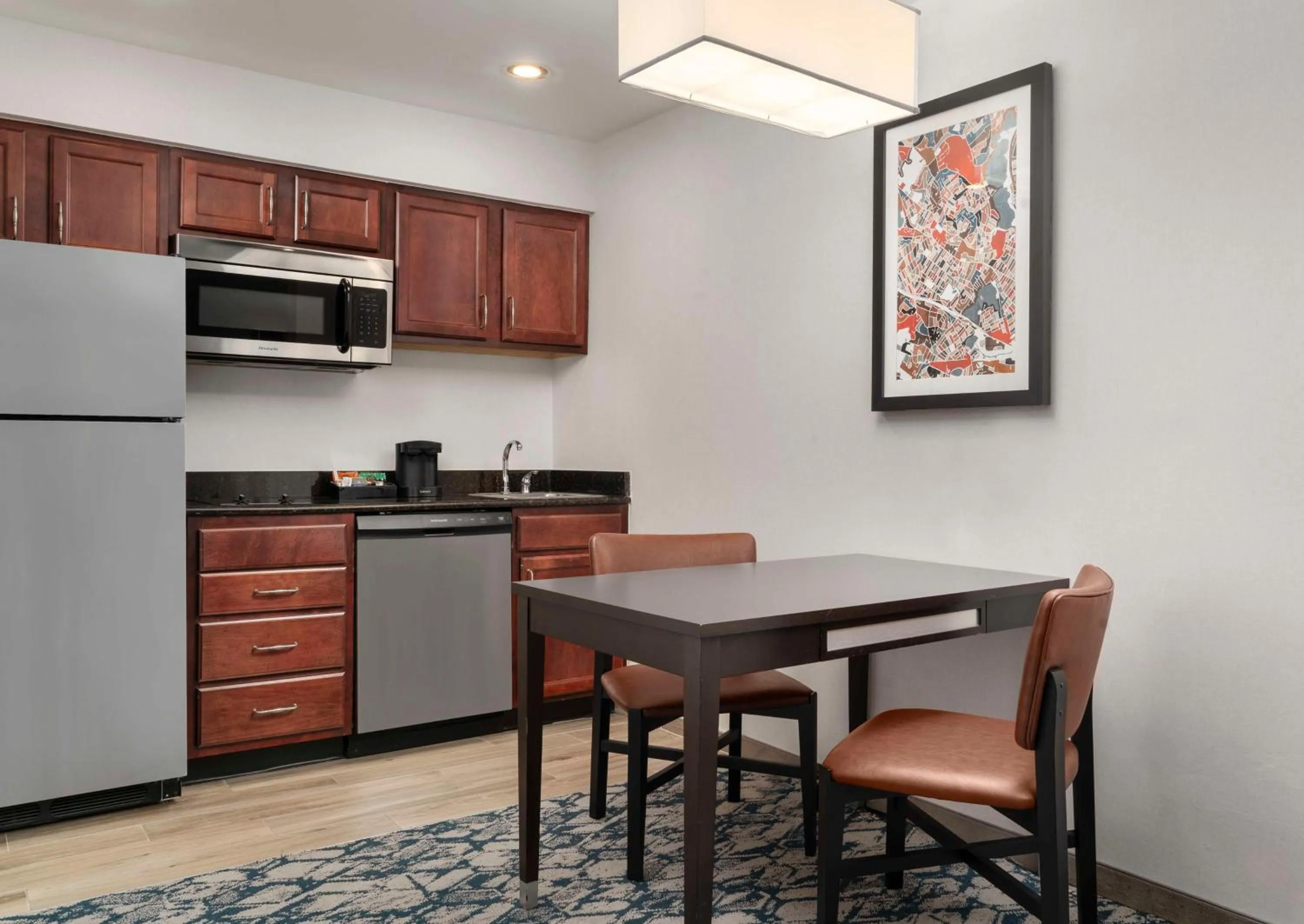 Kitchen or kitchenette in Homewood Suites by Hilton Boston Cambridge-Arlington, MA