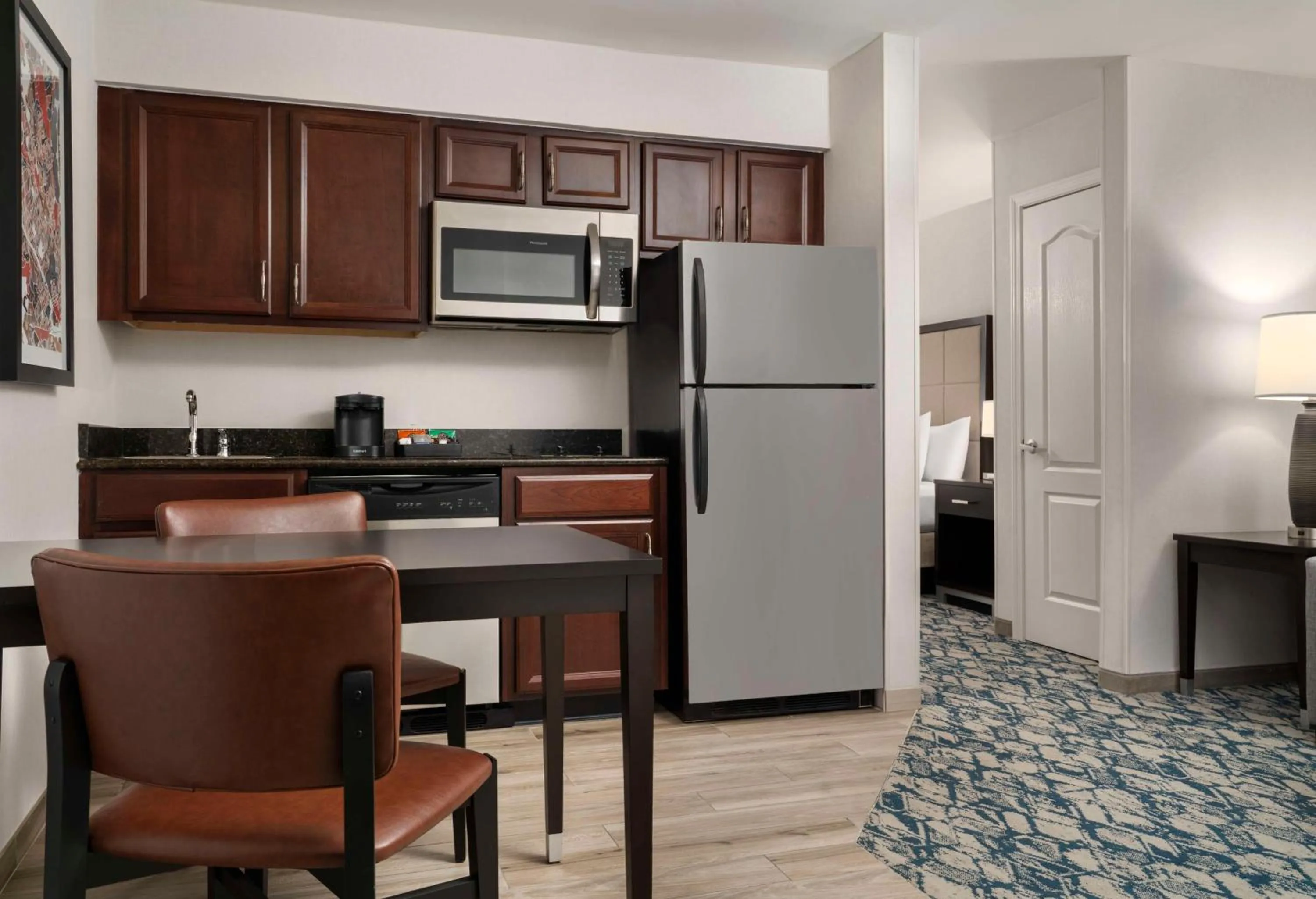 Kitchen or kitchenette in Homewood Suites by Hilton Boston Cambridge-Arlington, MA