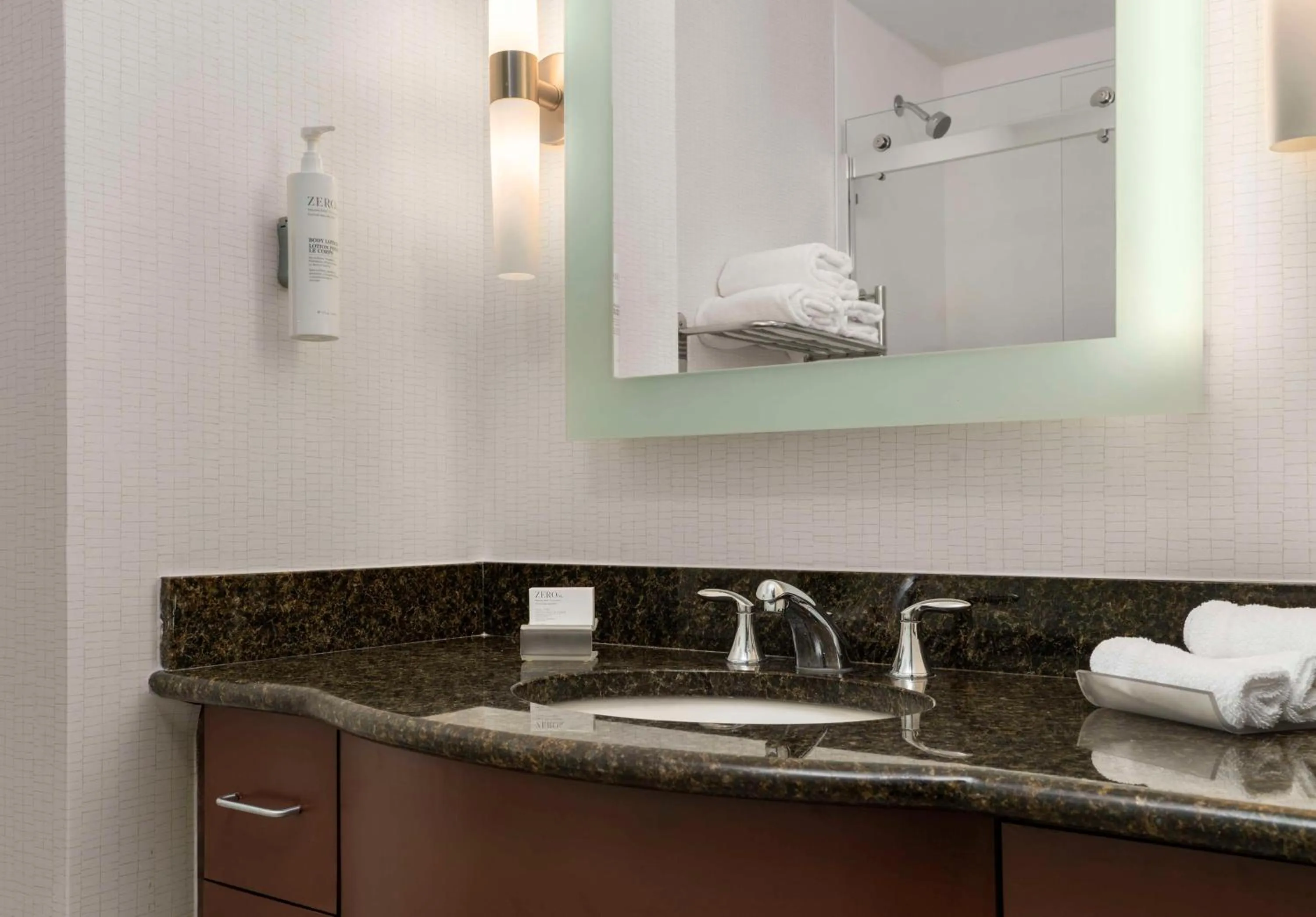Bathroom in Homewood Suites by Hilton Boston Cambridge-Arlington, MA