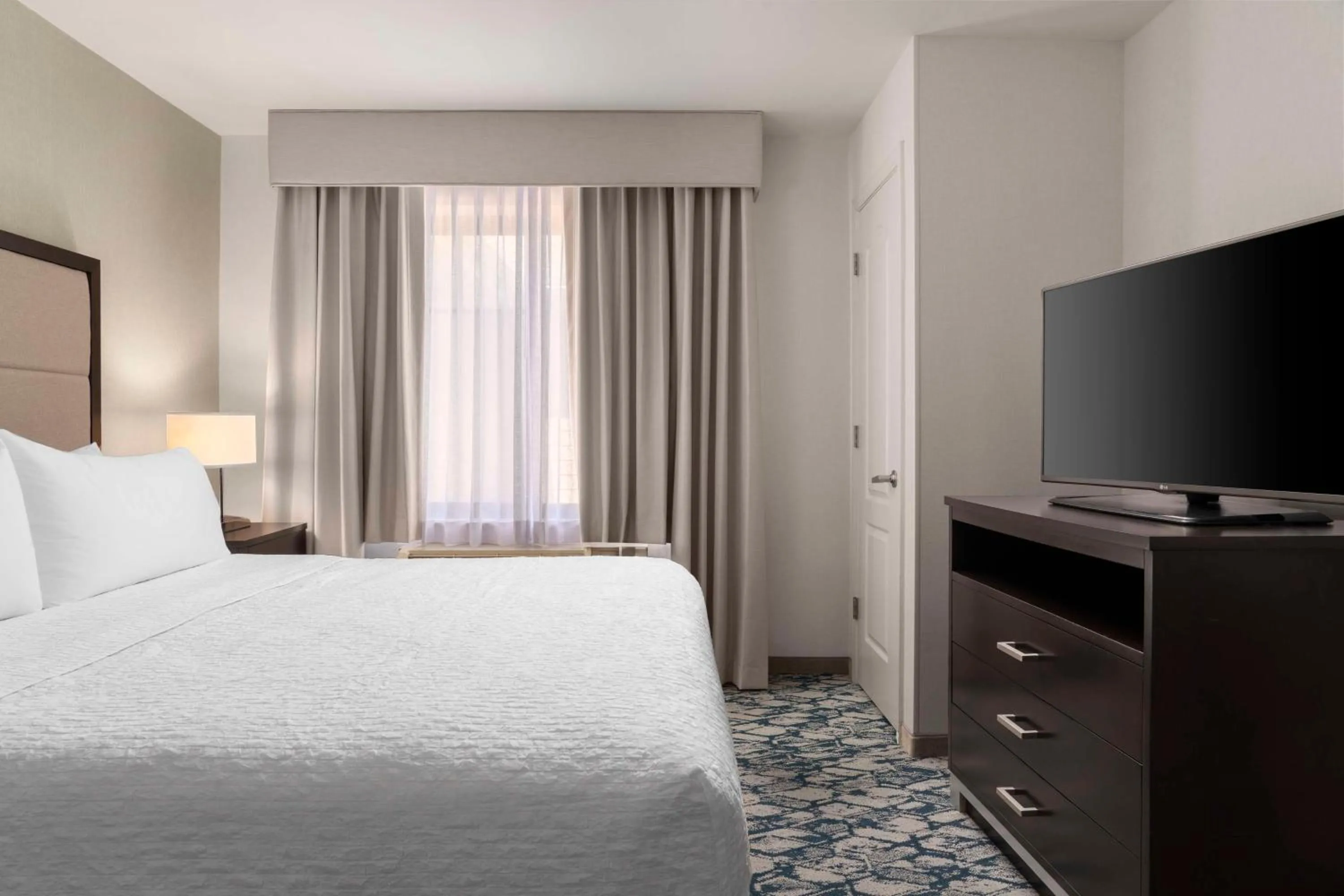 Bed in Homewood Suites by Hilton Boston Cambridge-Arlington, MA