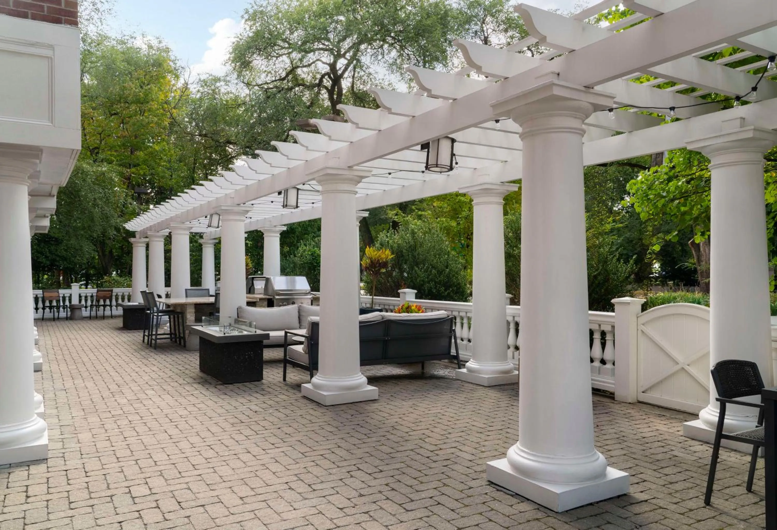 Patio in Homewood Suites by Hilton Boston Cambridge-Arlington, MA