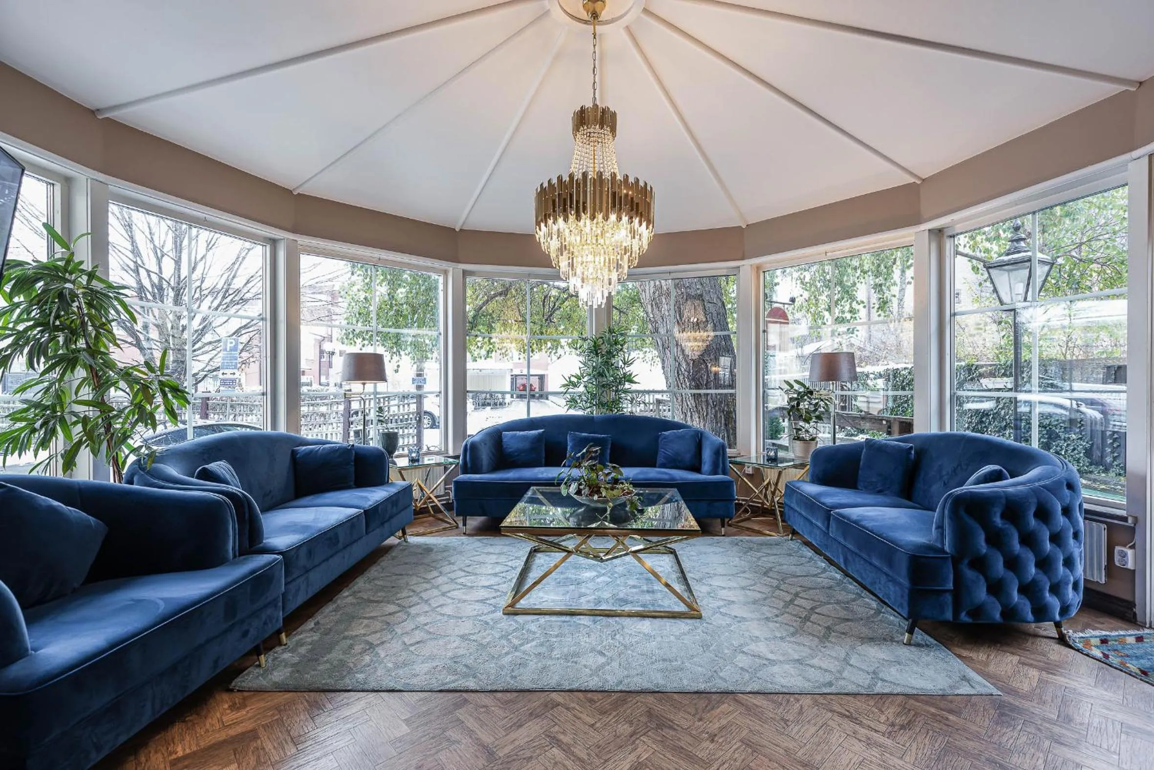 Living room in Hotell Arkad