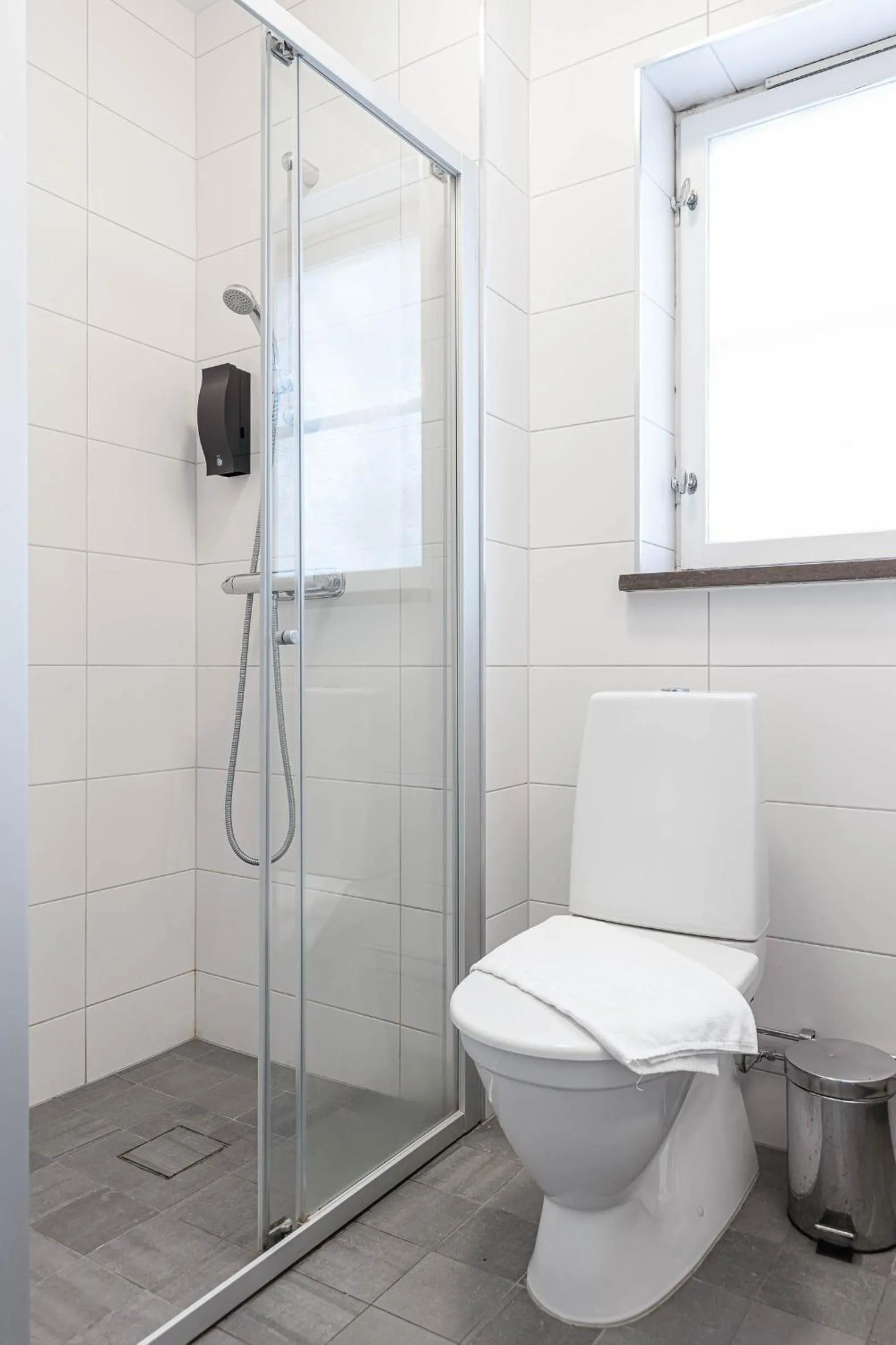 Shower in Hotell Arkad