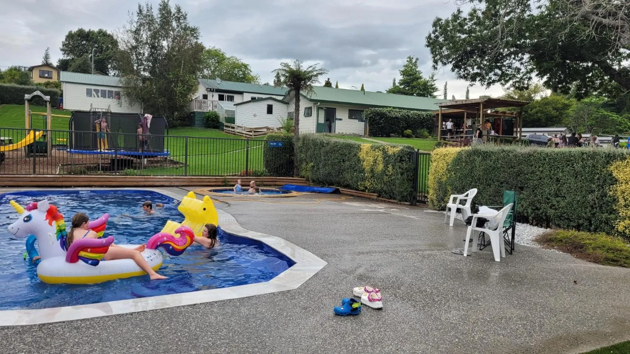 Swimming pool in Waitomo TOP 10 Holiday Park