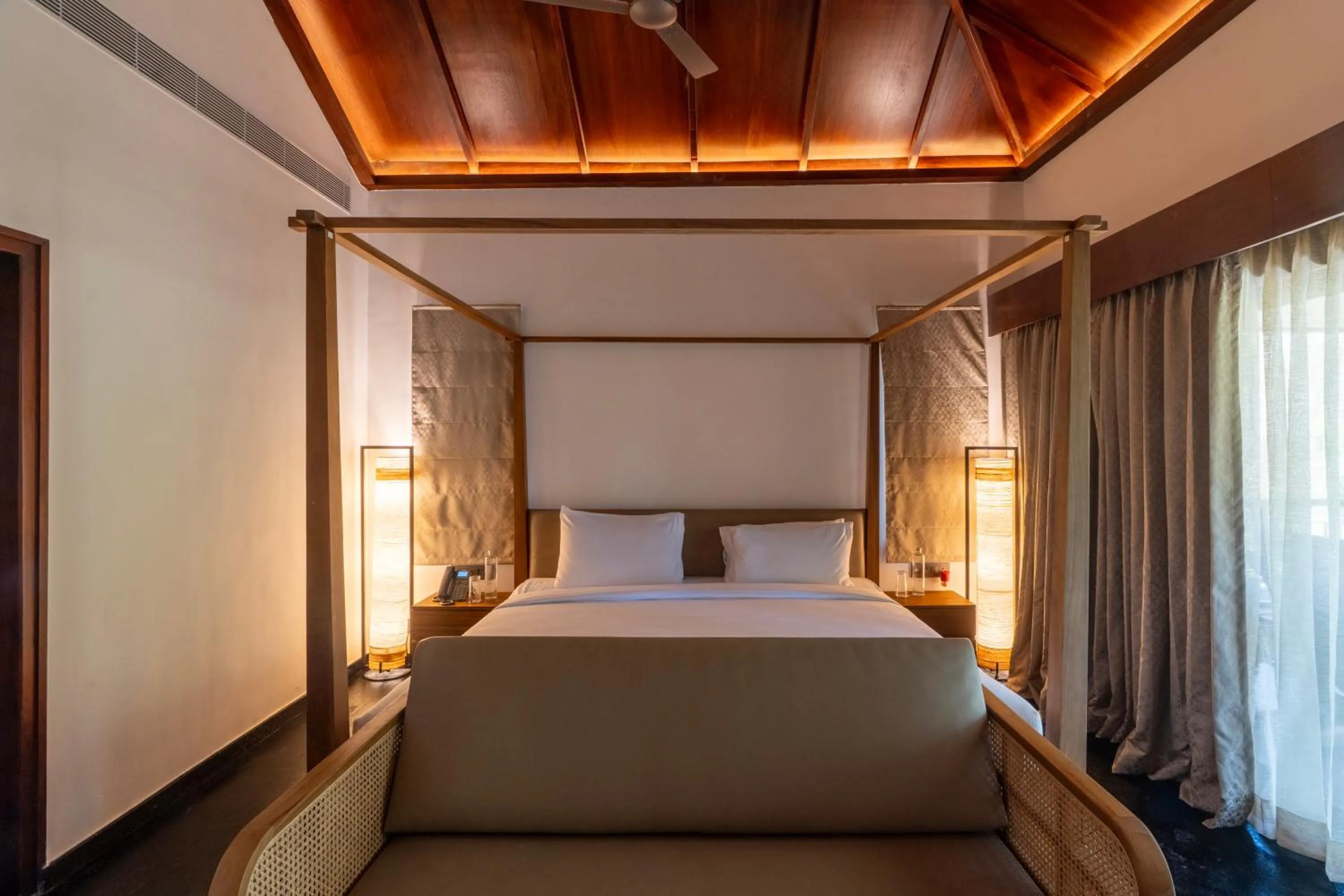 Bed in Ayatana Coorg