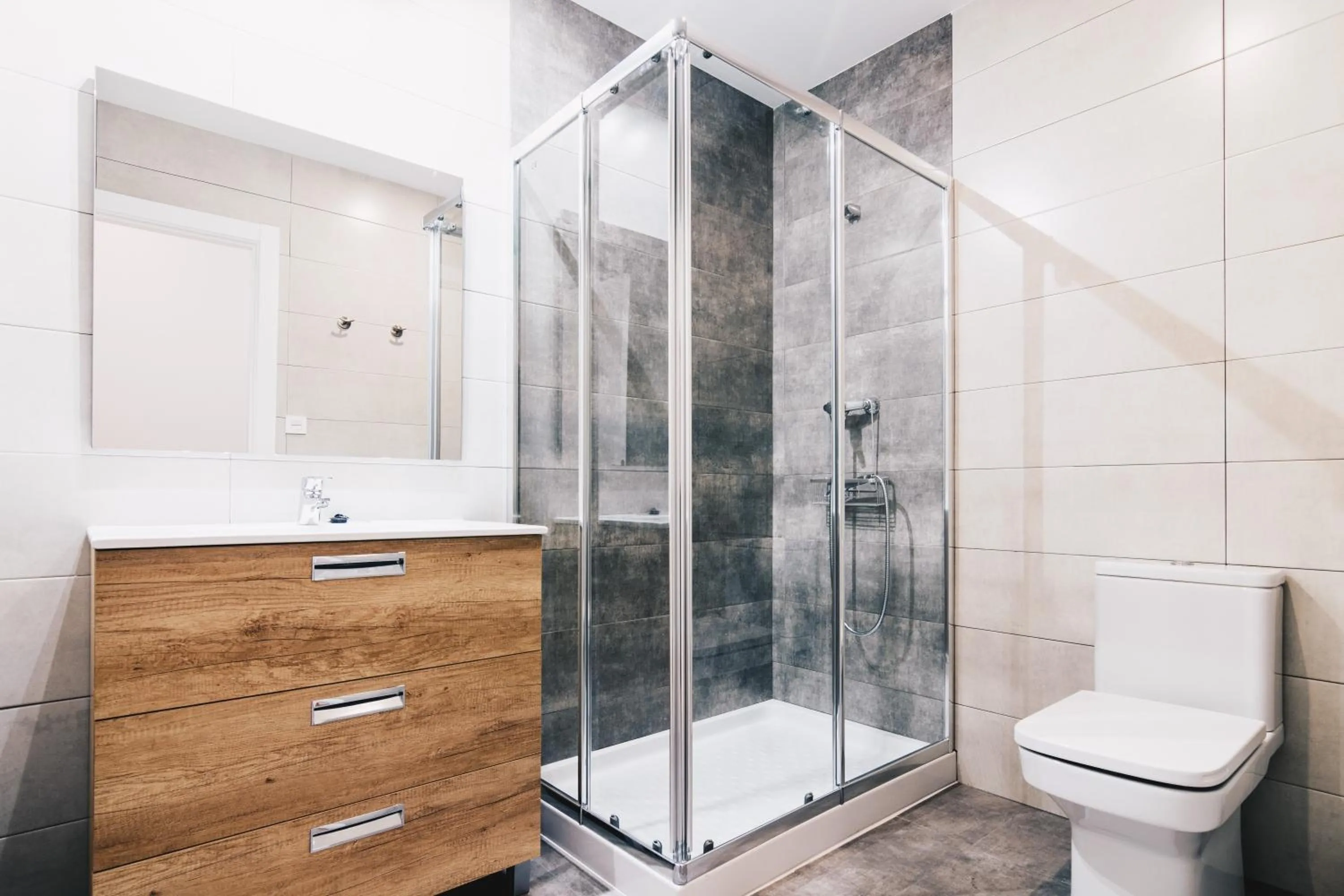 Bathroom in Bilbao Home Apartment by People Rentals