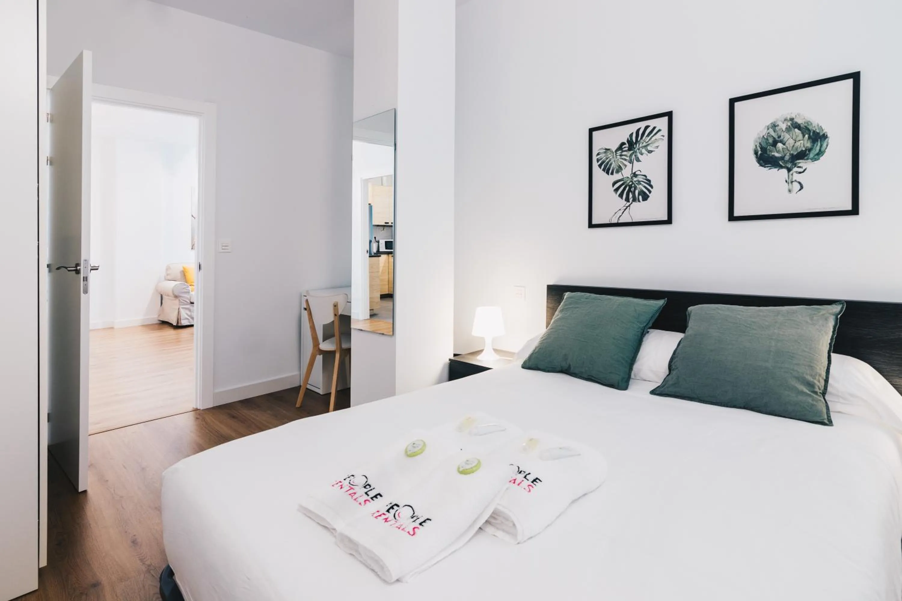 Bed in Bilbao Home Apartment by People Rentals