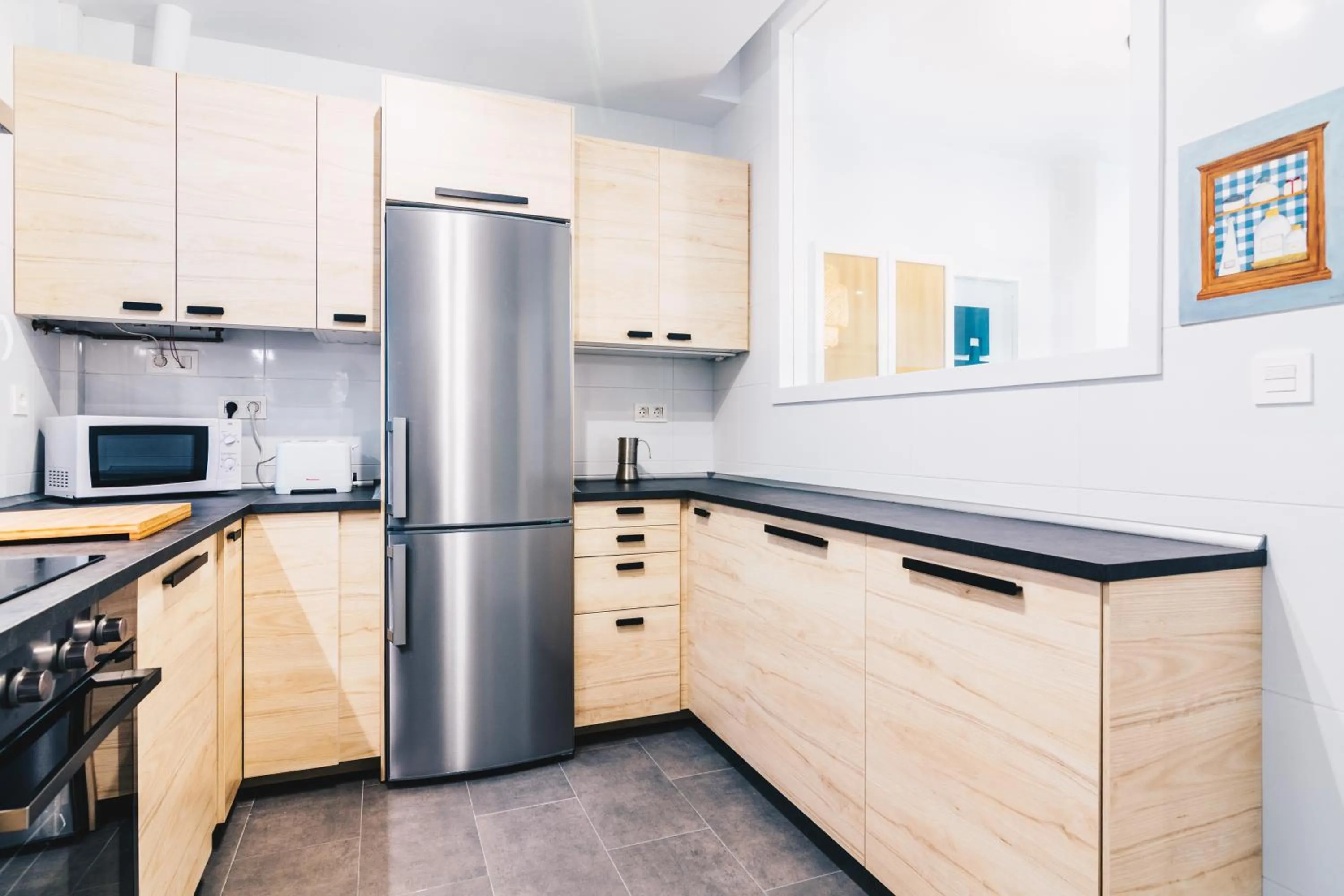 Kitchen or kitchenette in Bilbao Home Apartment by People Rentals