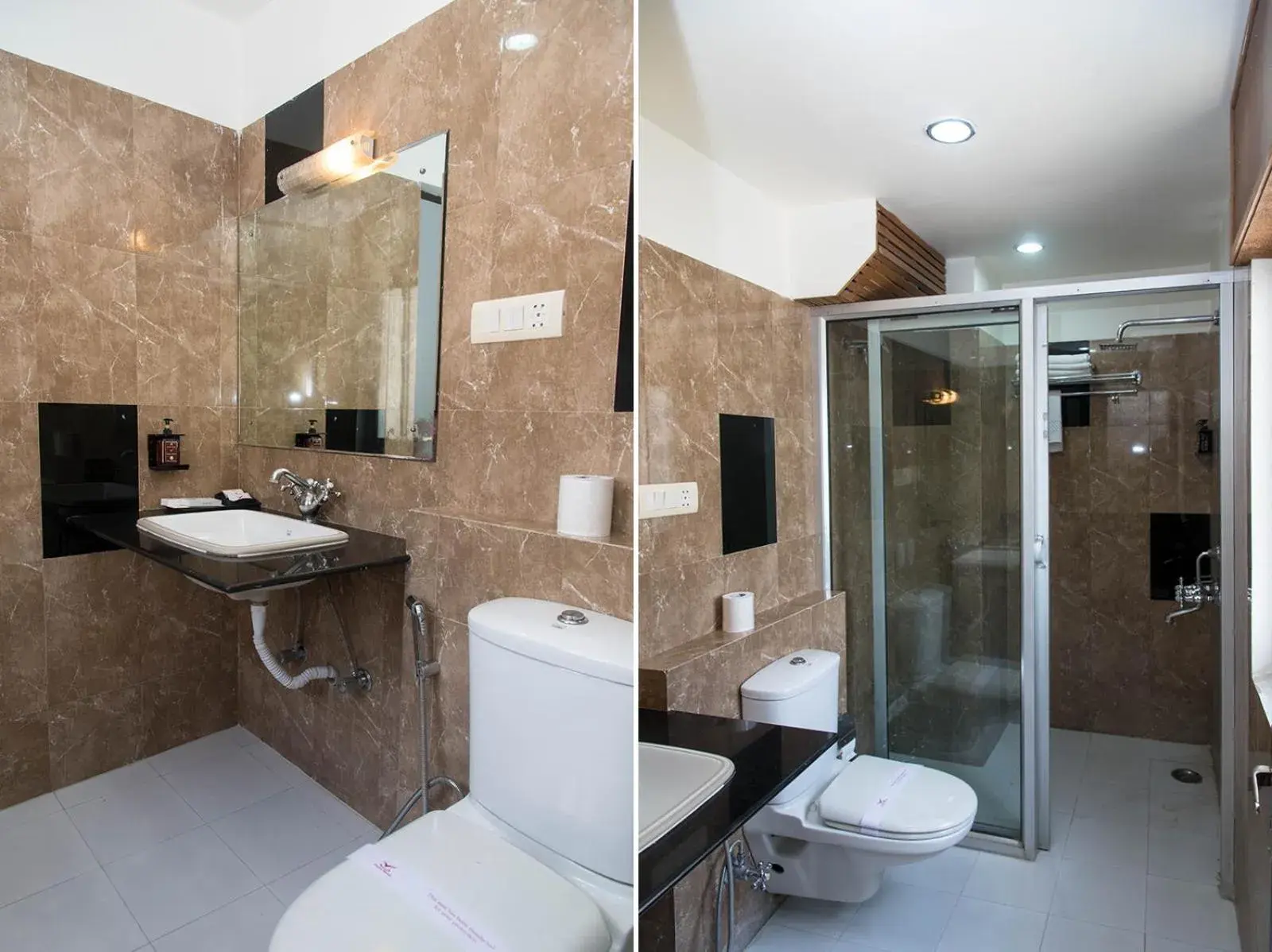 Bathroom in Raghu Mahal Hotel Bathroom in Raghu Mahal Hotel