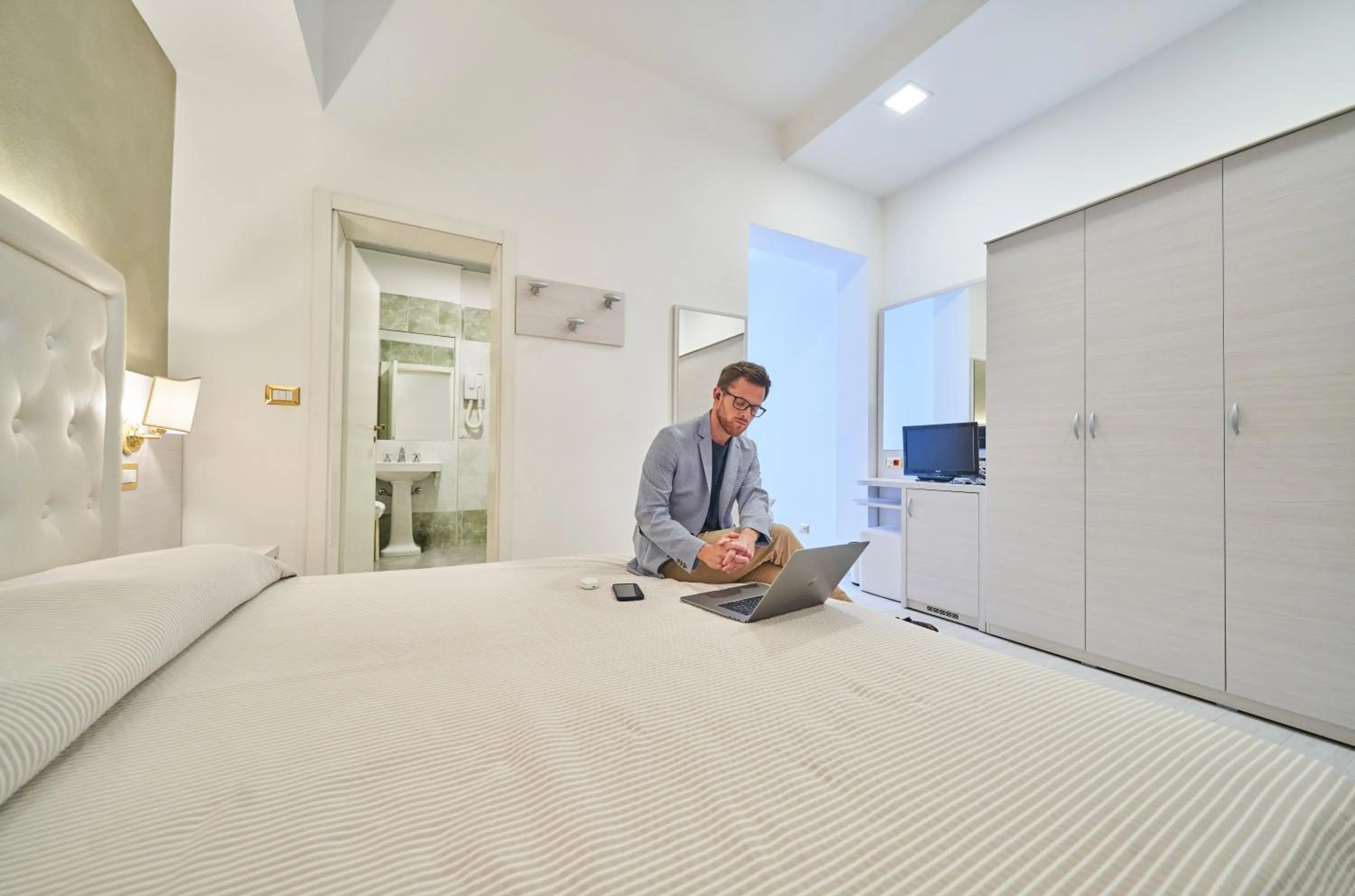 Bed in Hotel Bristol