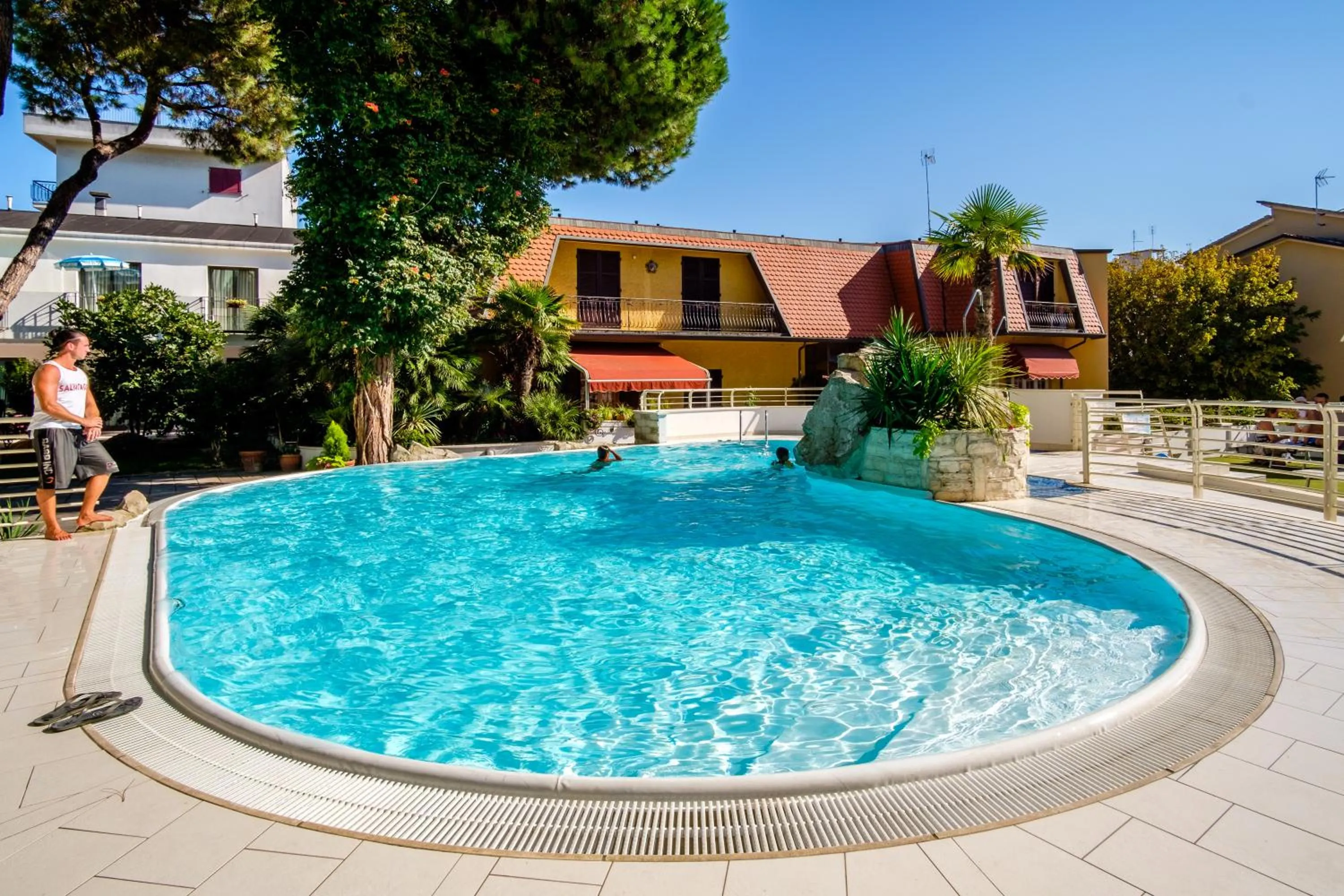 Swimming pool in Hotel Bristol