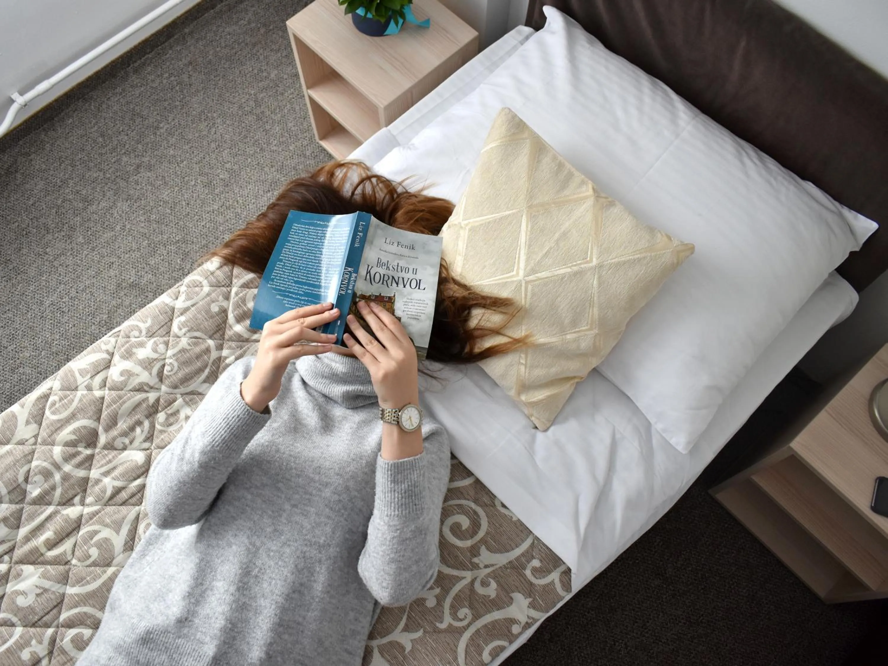 Bed in Hotel Slavija