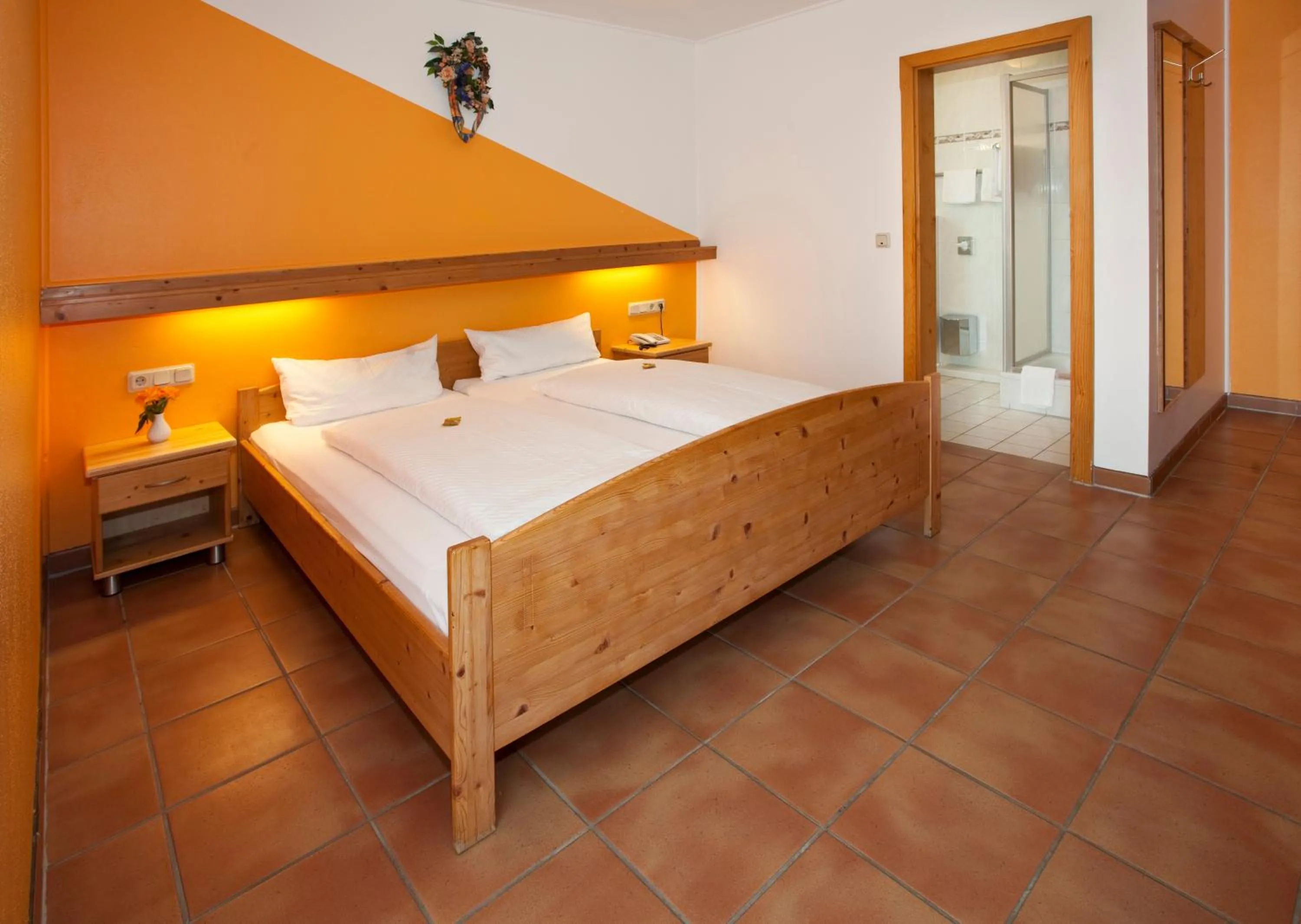 Bed in Landgasthof Asum