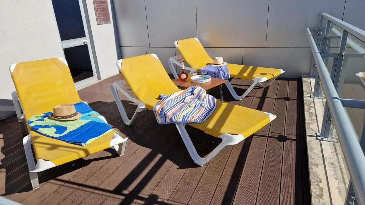 Balcony/Terrace in Hotel 3K Madrid