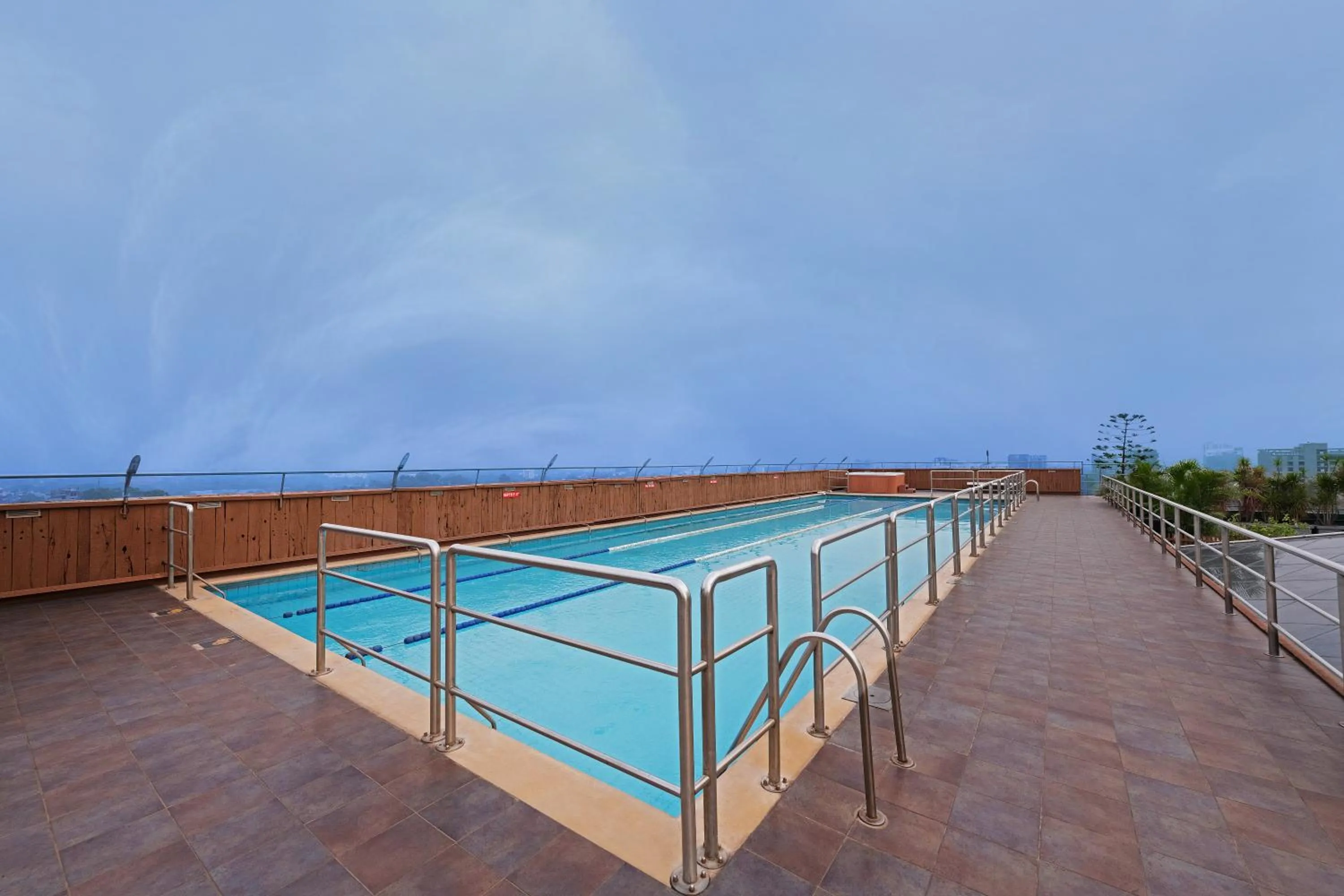 Swimming pool in E Square The Fern, Pune