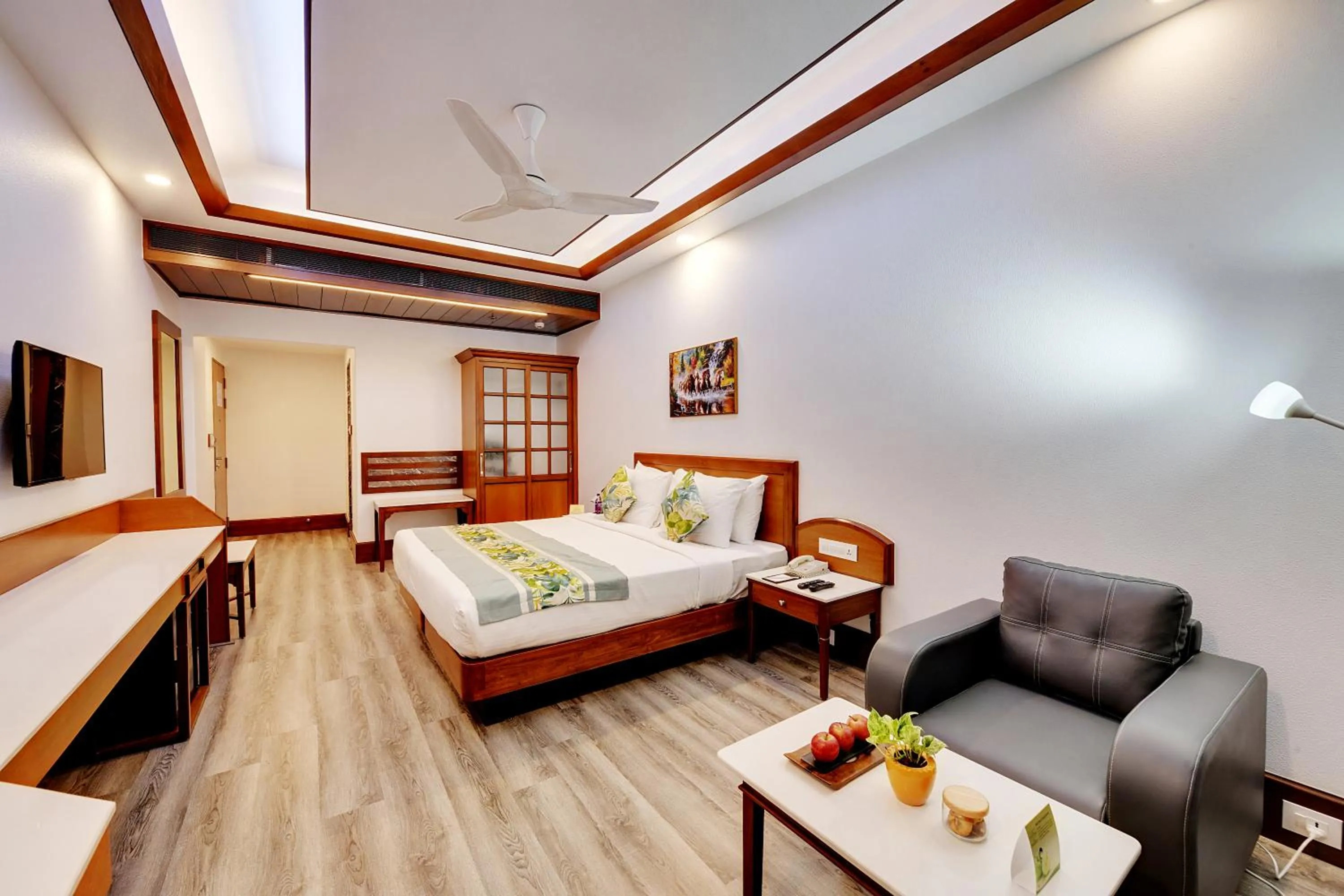 Bedroom, Bed in E Square The Fern, Pune