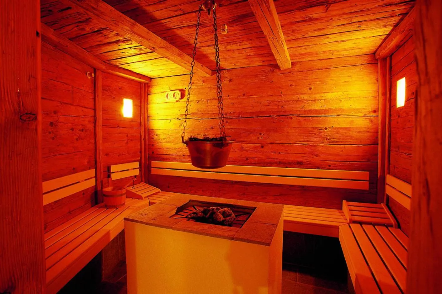 Sauna in Farmhotel Moosmair
