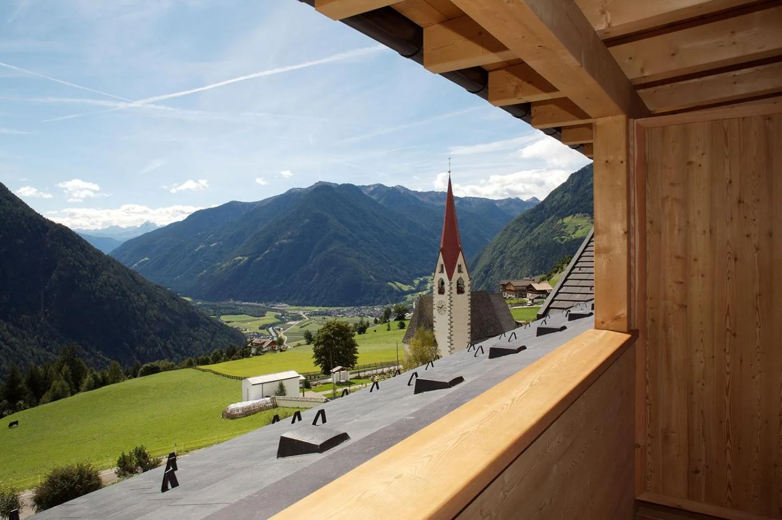 Mountain view in Farmhotel Moosmair