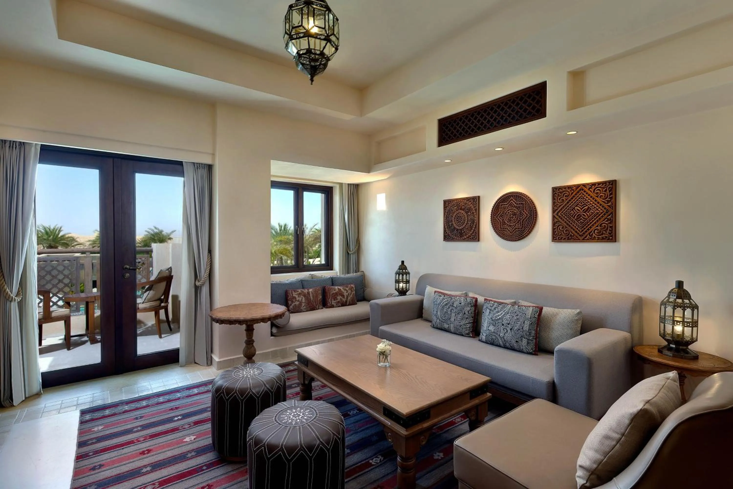 Living room in Al Wathba, a Luxury Collection Desert Resort & Spa, Abu Dhabi