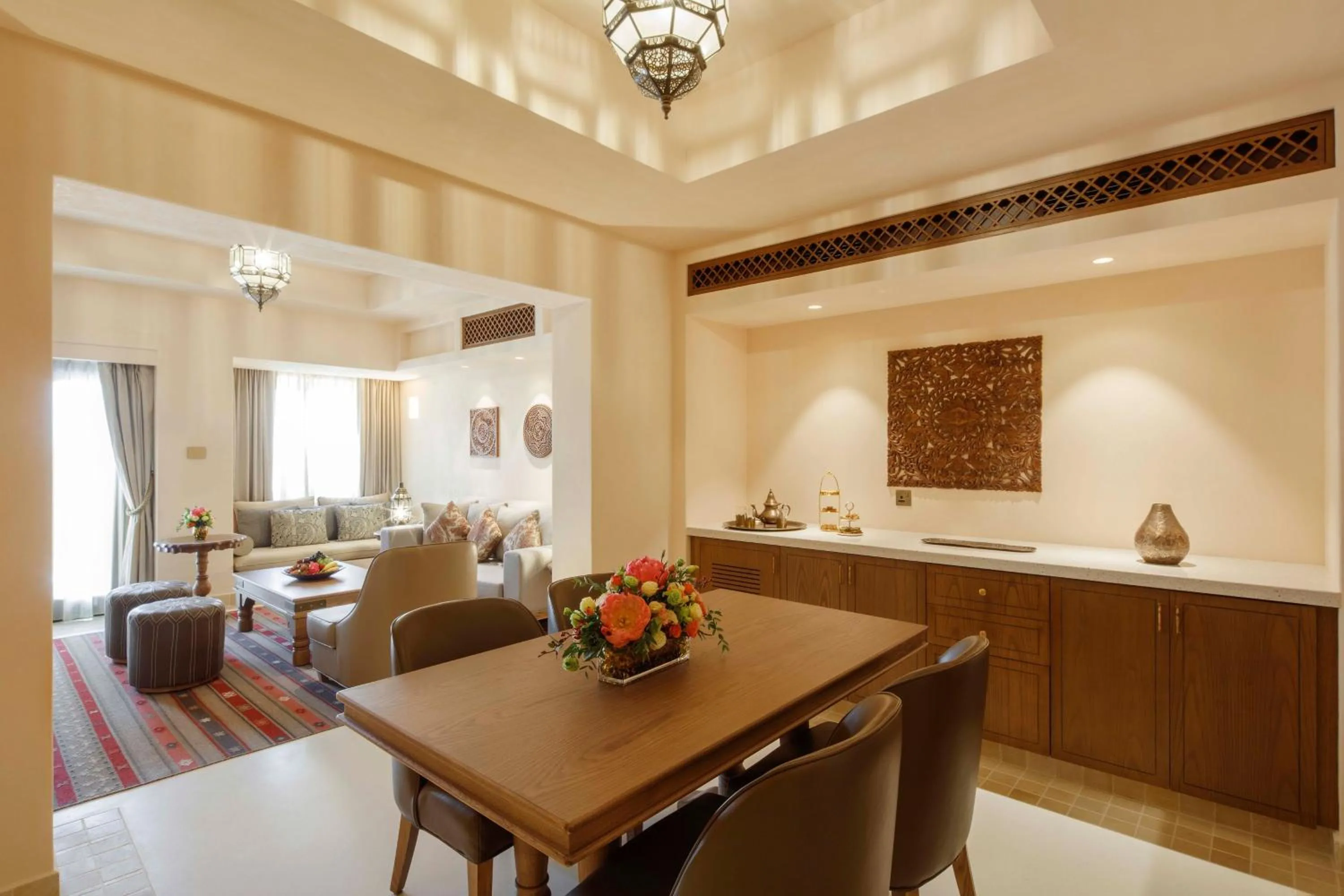 Living room in Al Wathba, a Luxury Collection Desert Resort & Spa, Abu Dhabi