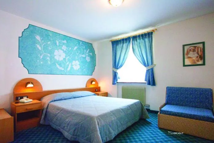 Bedroom, Bed in Hotel Ristorante Milano