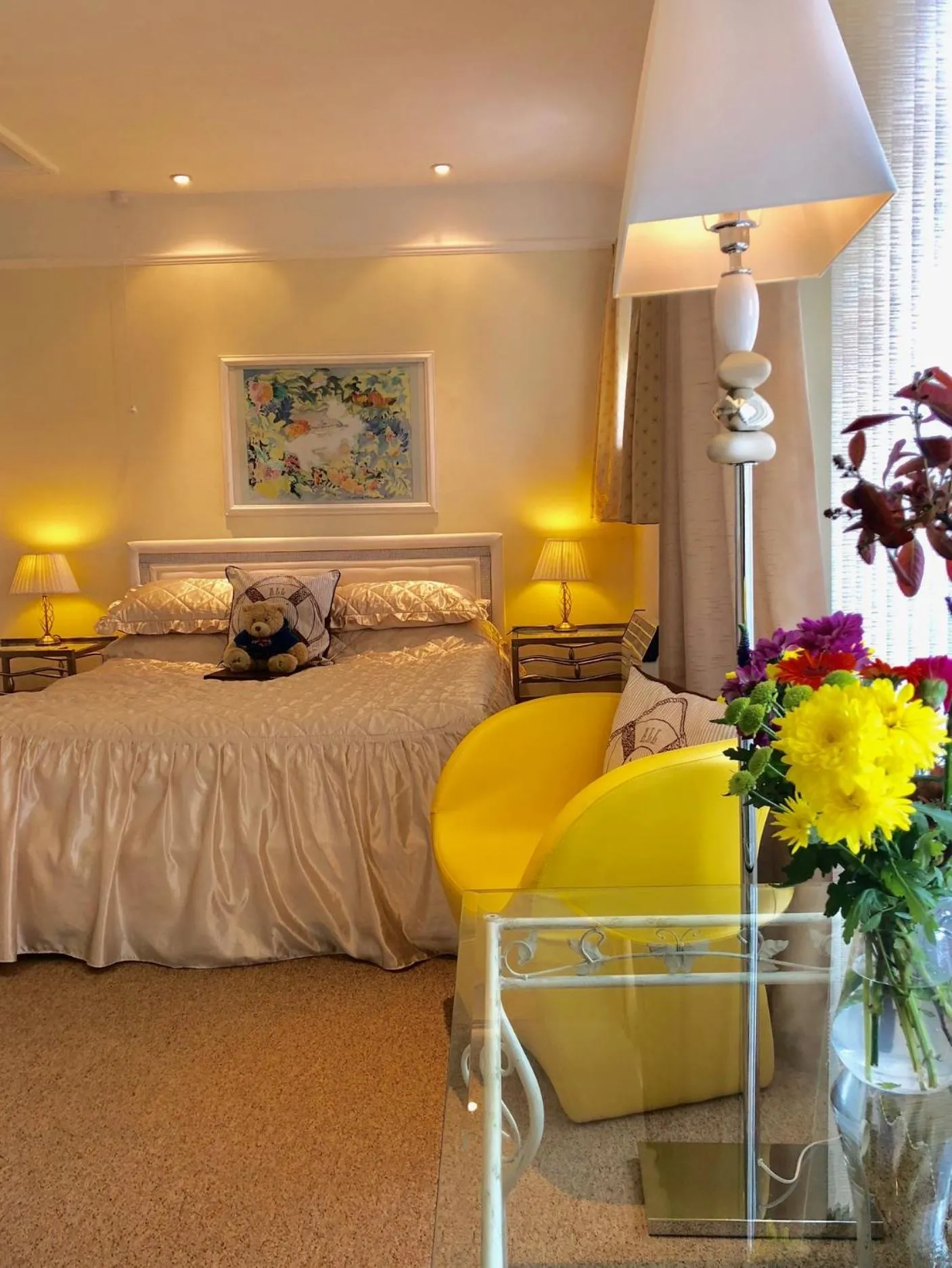 Bed in Arun Sands Rooms