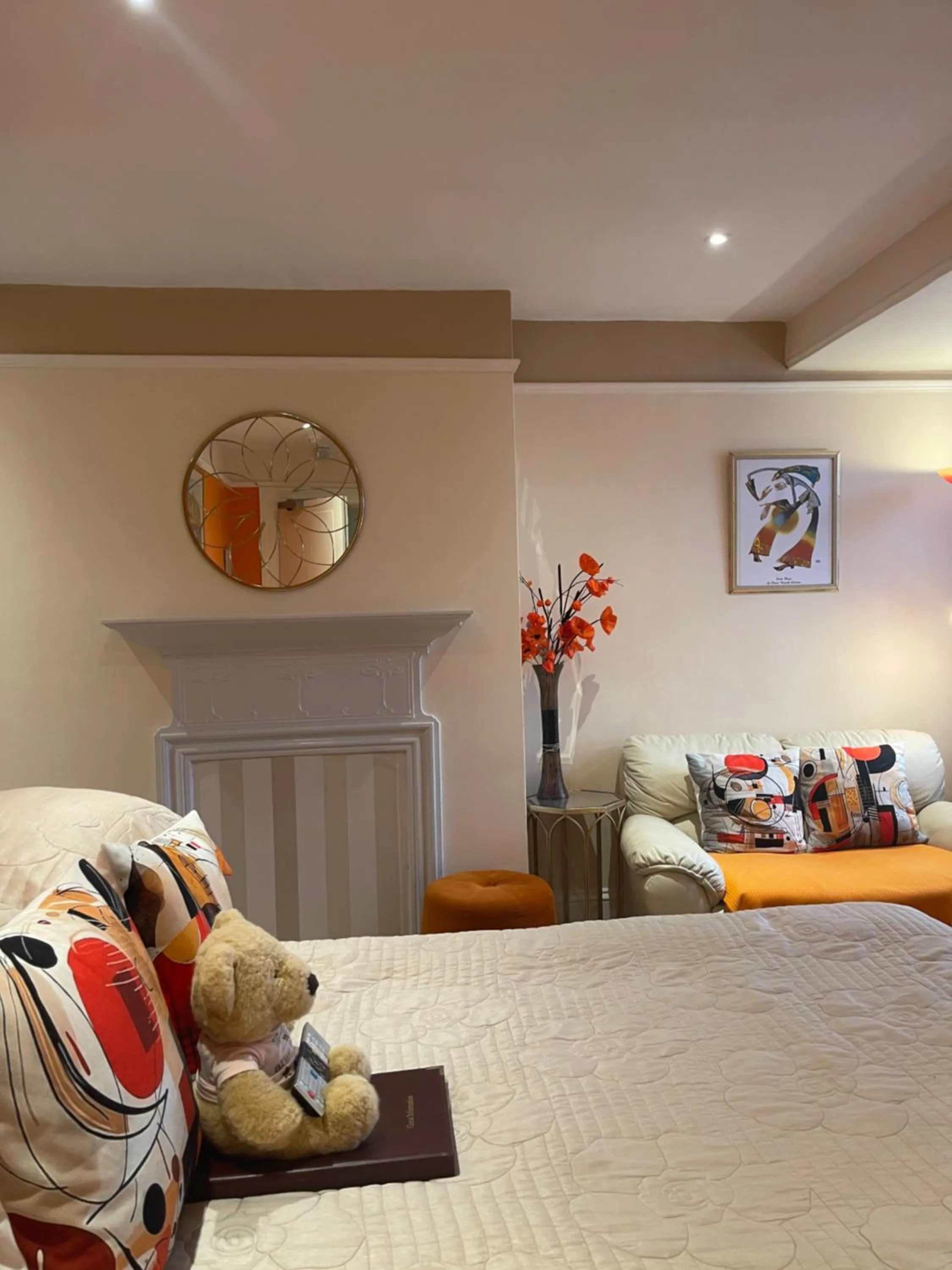 Bed in Arun Sands Rooms